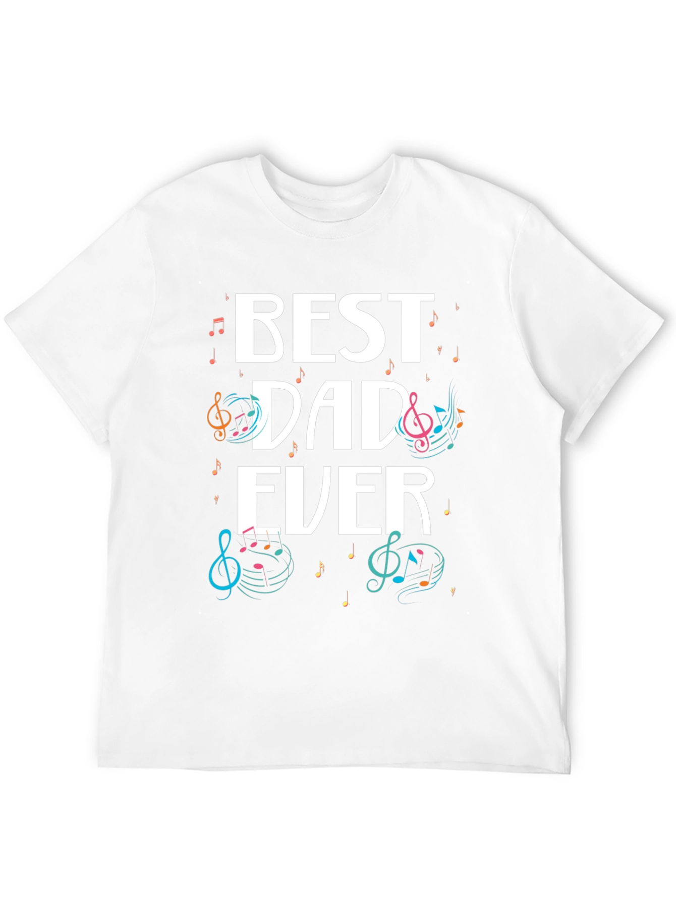 Best Dad Ever Music T-Shirt