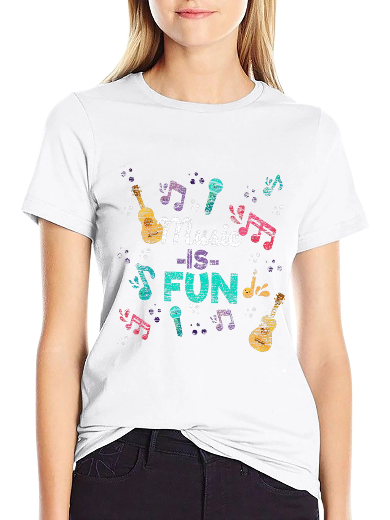Music Is Fun Graphic T-Shirt