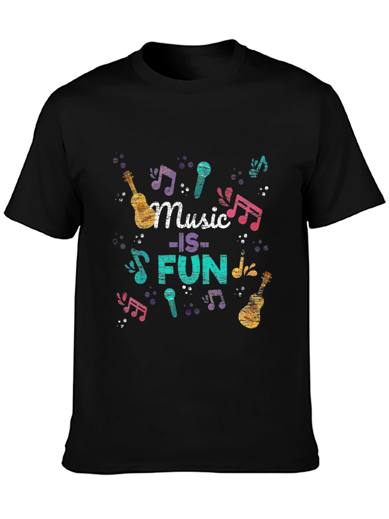 Music Is Fun Graphic T-Shirt