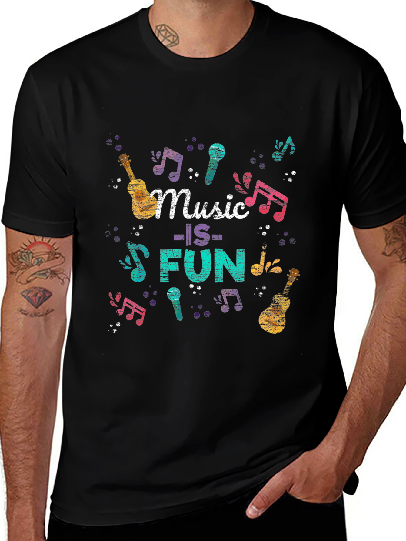 Music Is Fun Graphic T-Shirt