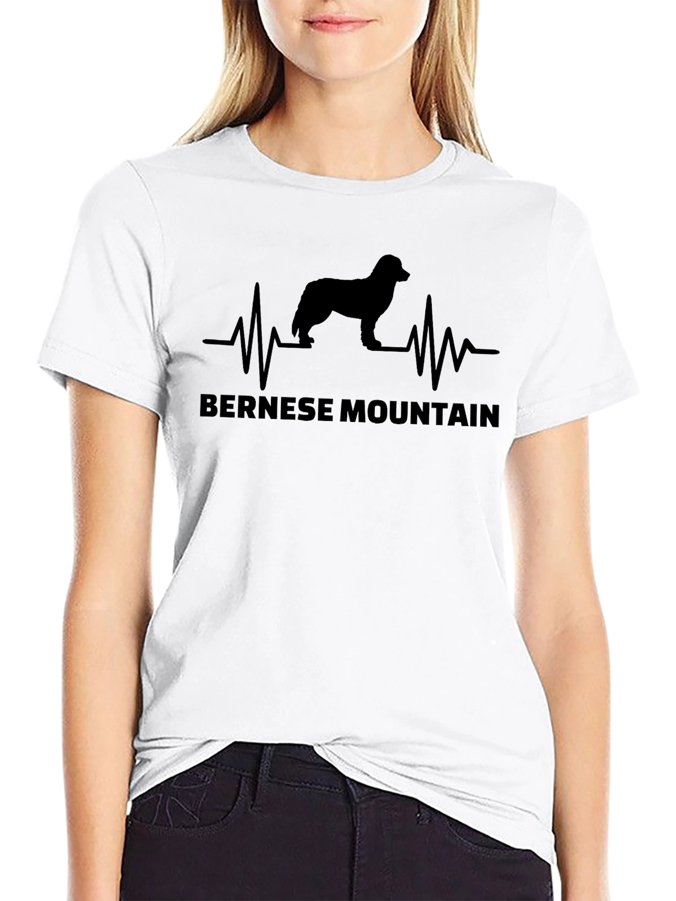 Bernese Mountain Dog Heartbeat T-Shirt