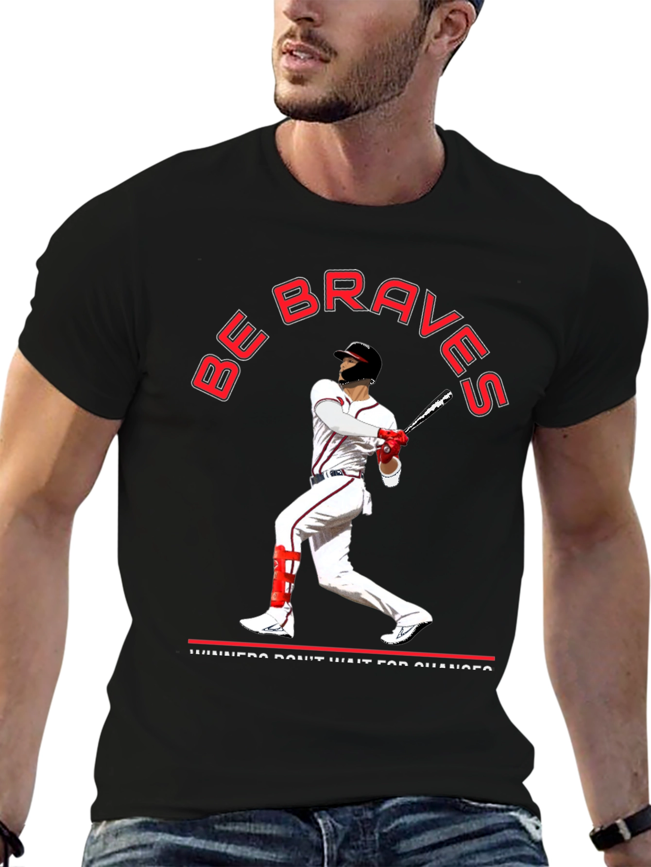 Be Braves T-Shirt - Baseball Fan Apparel