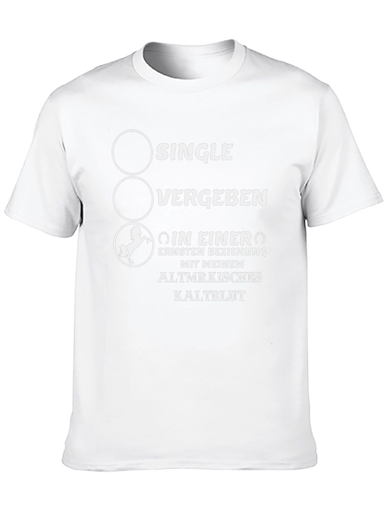 Single Vergeben or Horse Lover? T-Shirt