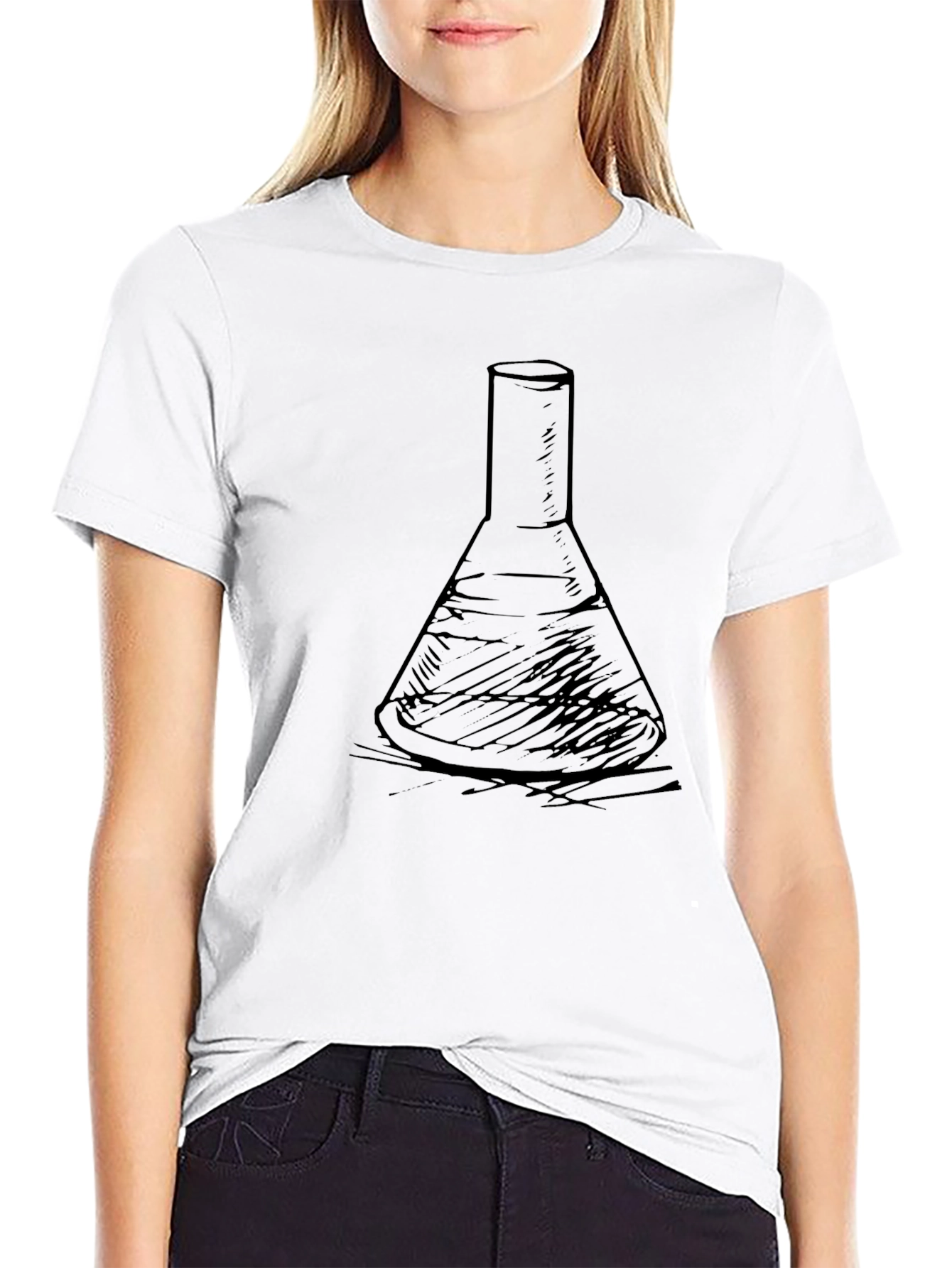 Science Flask Graphic Tee - Black