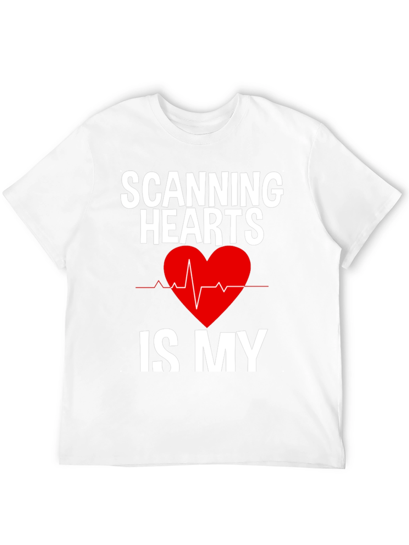 Scanning Hearts T-Shirt - Medical Profession Tee