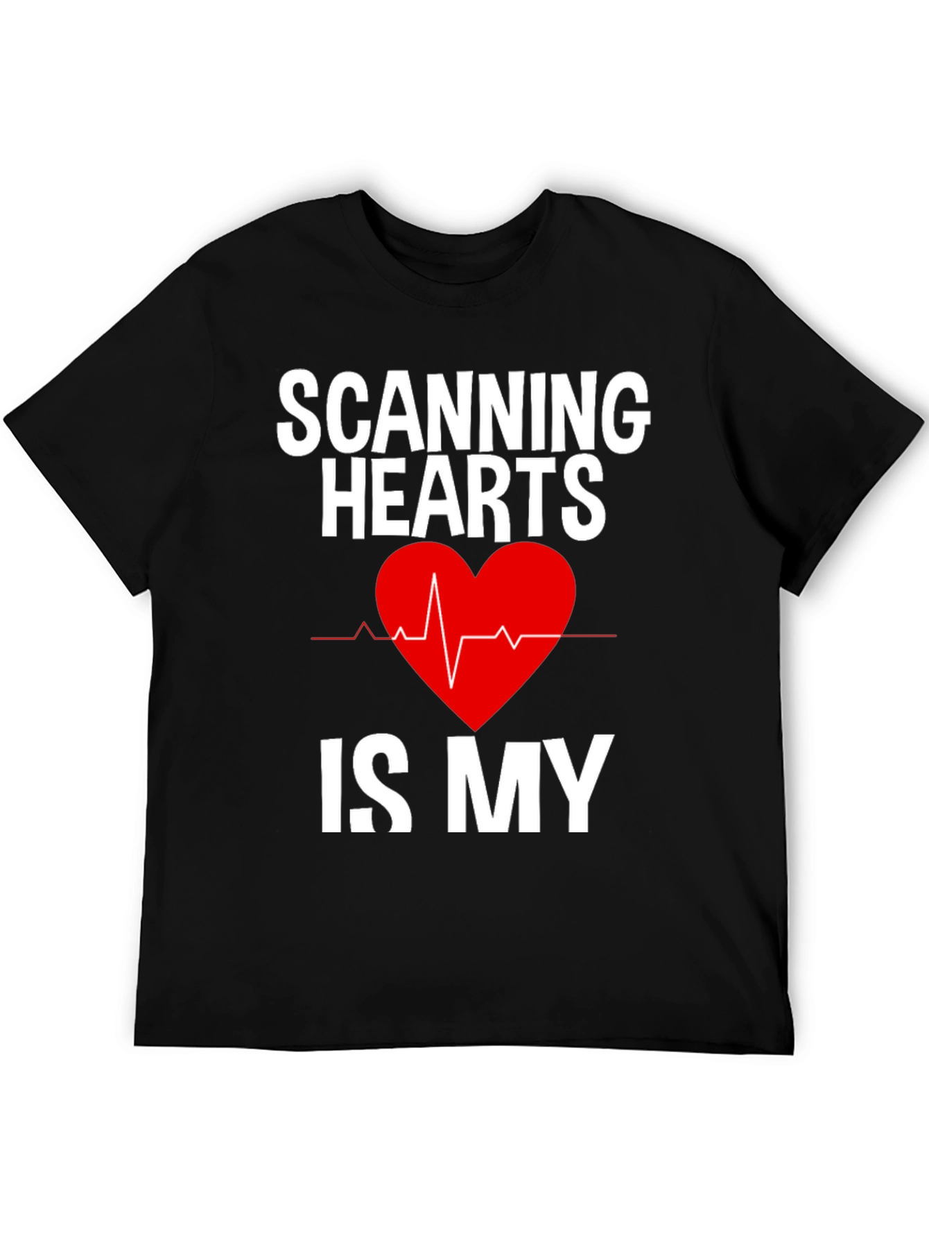 Scanning Hearts T-Shirt - Medical Profession Tee