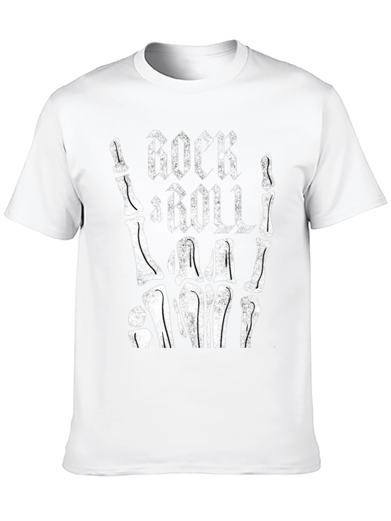 Rock and Roll Skeleton Hand T-Shirt