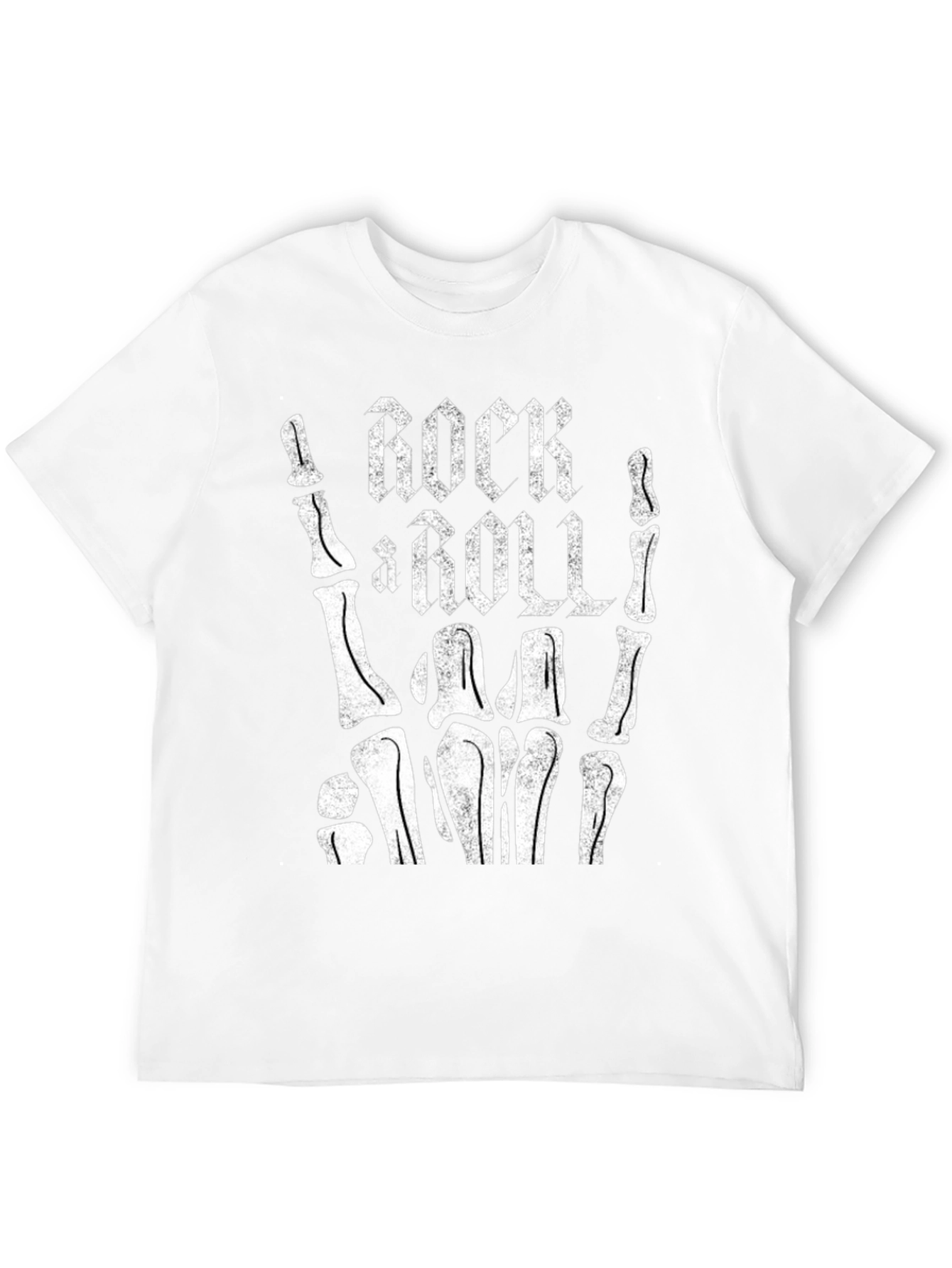 Rock and Roll Skeleton Hand T-Shirt