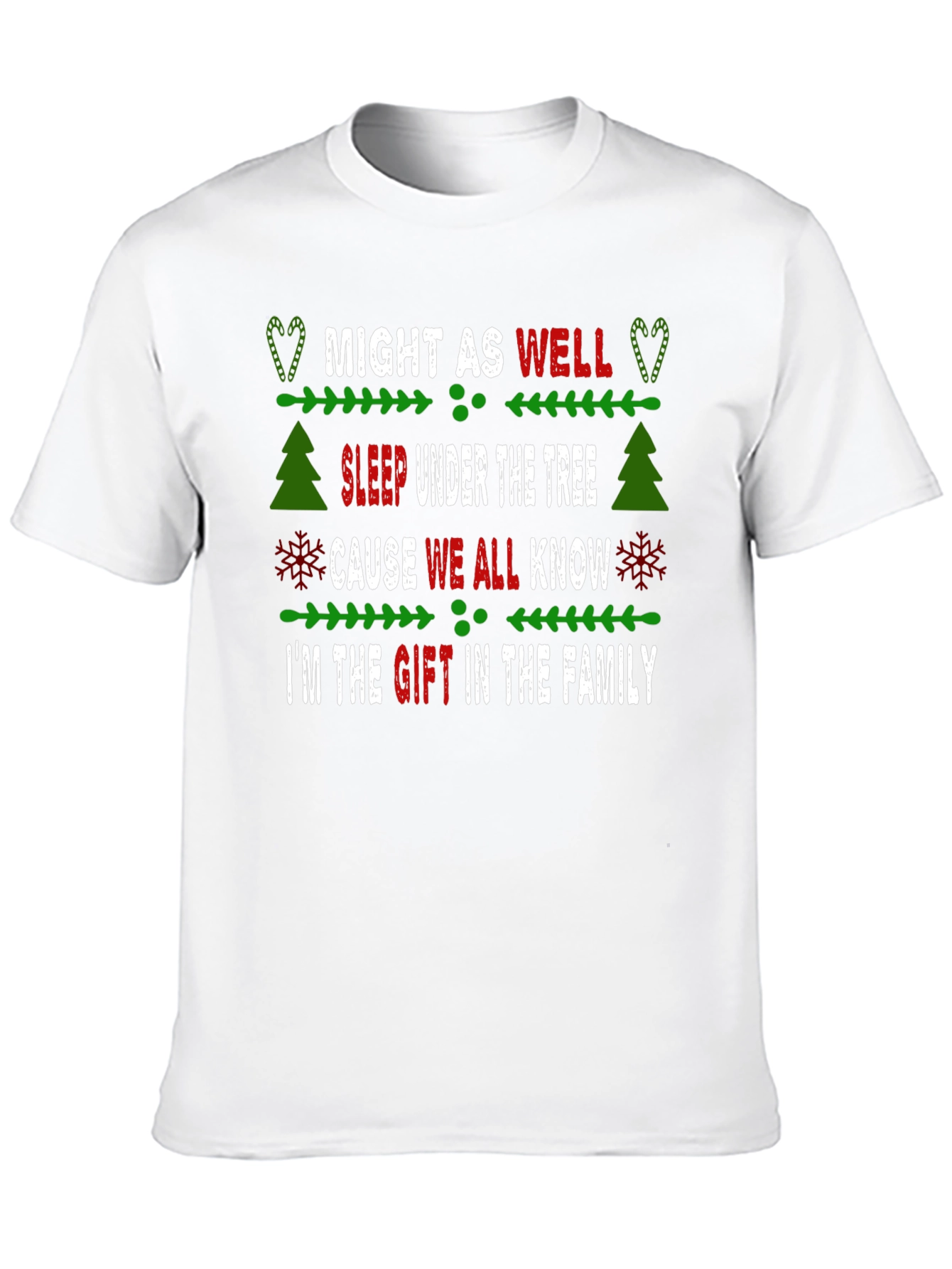 Funny Christmas Graphic T-Shirt - Gift of the Family