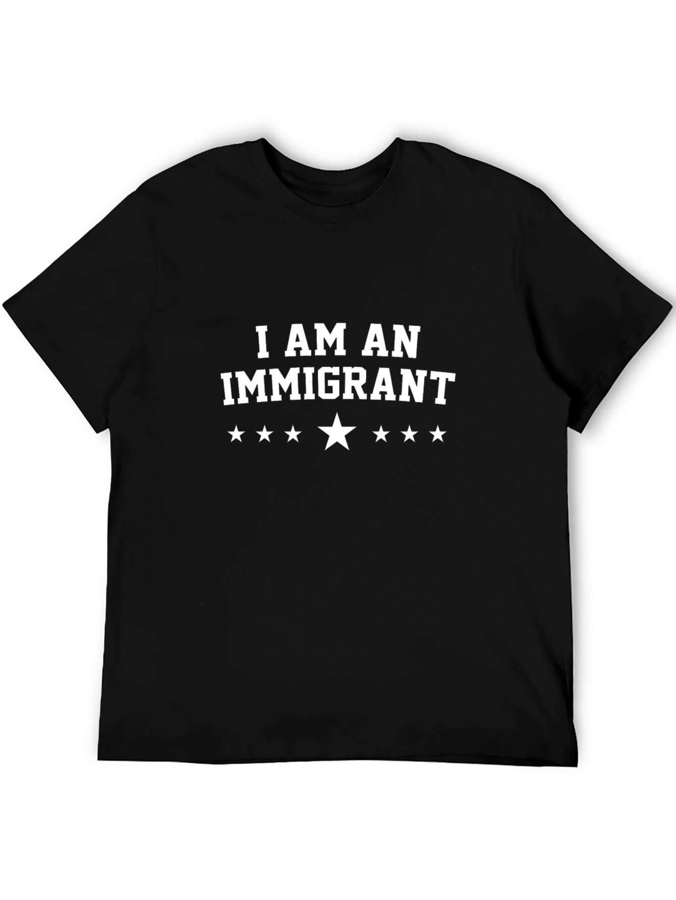 I Am An Immigrant Graphic T-Shirt - Black