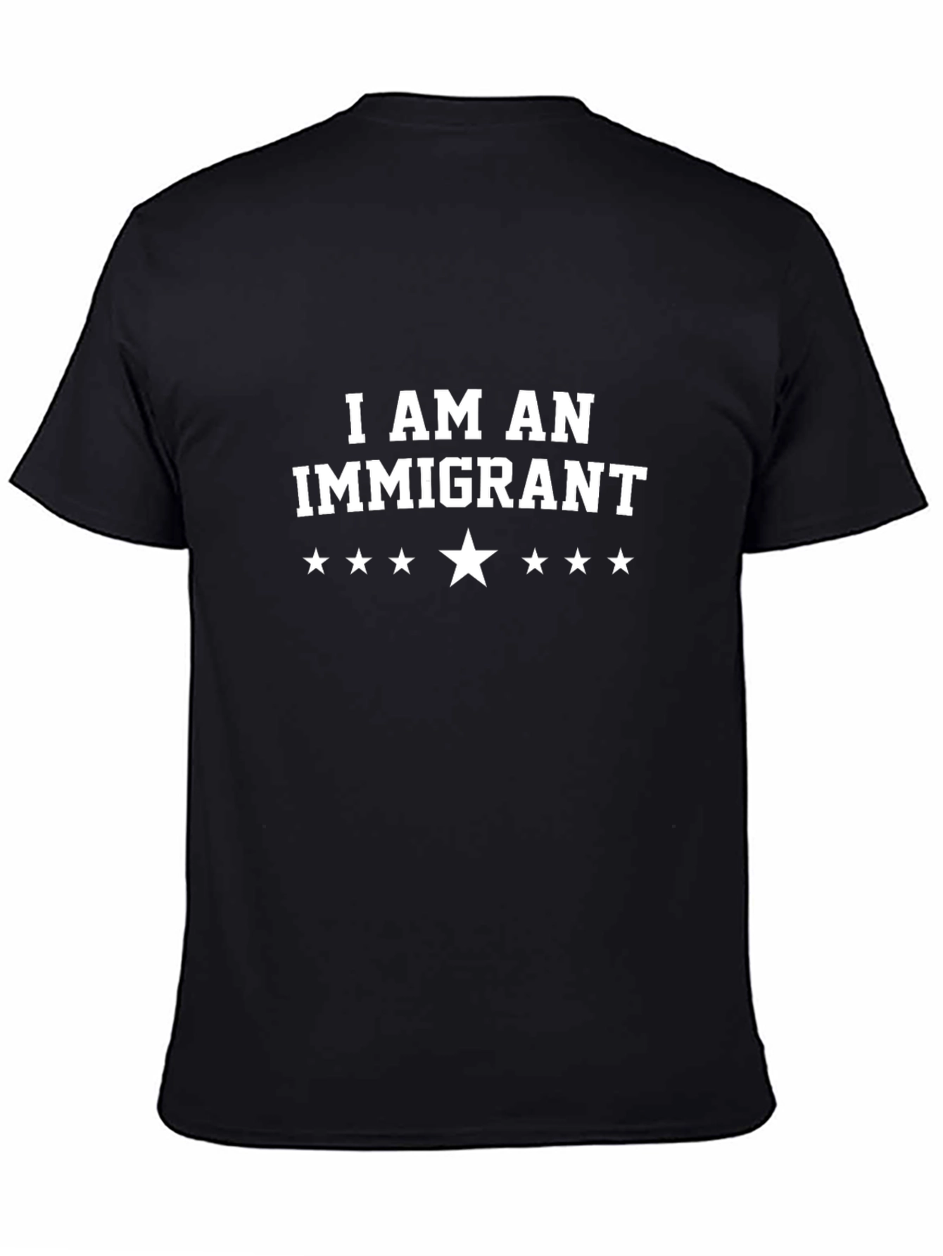 I Am An Immigrant Graphic T-Shirt - Black