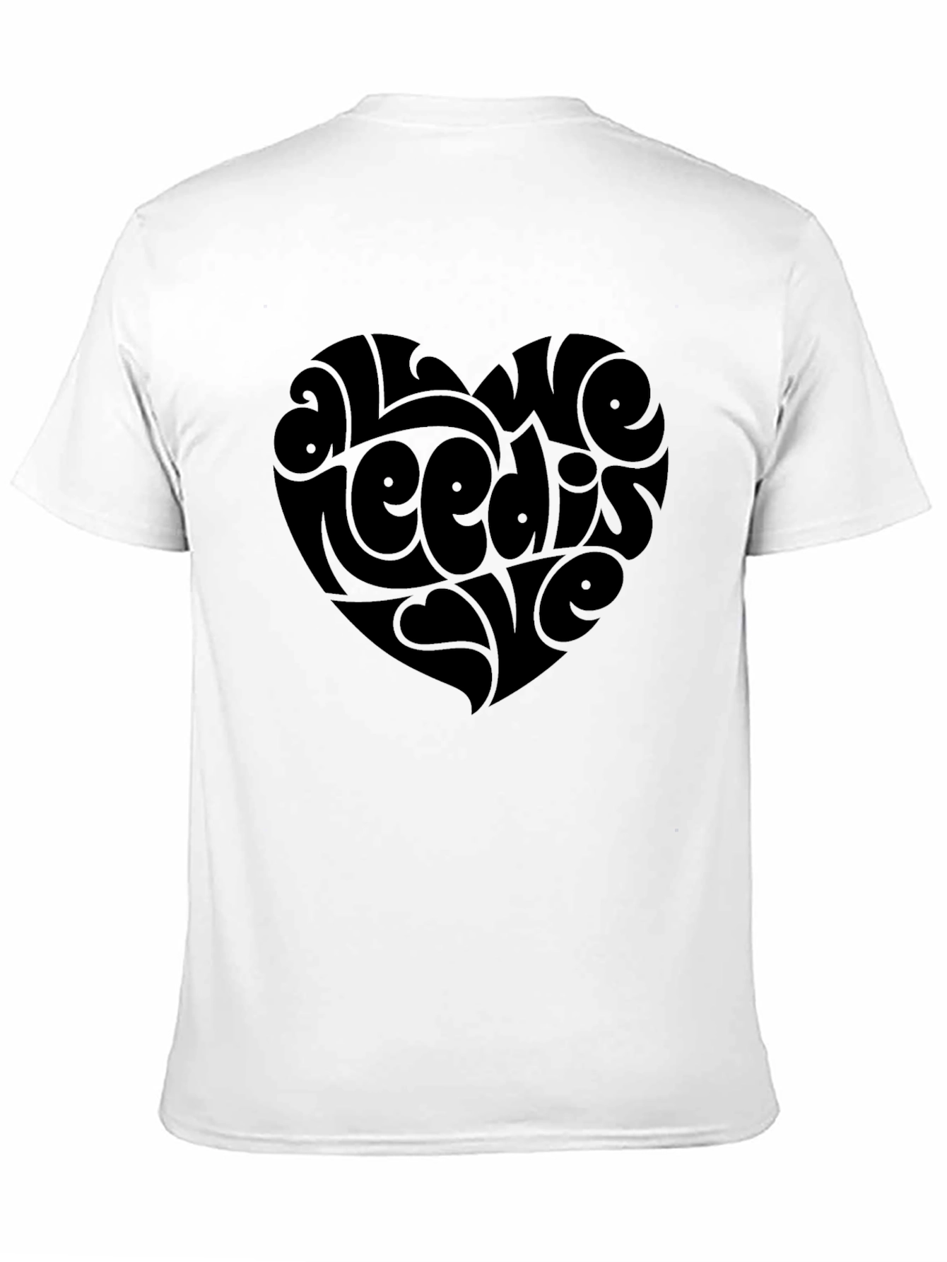 All We Need Is Love Heart Graphic Tee