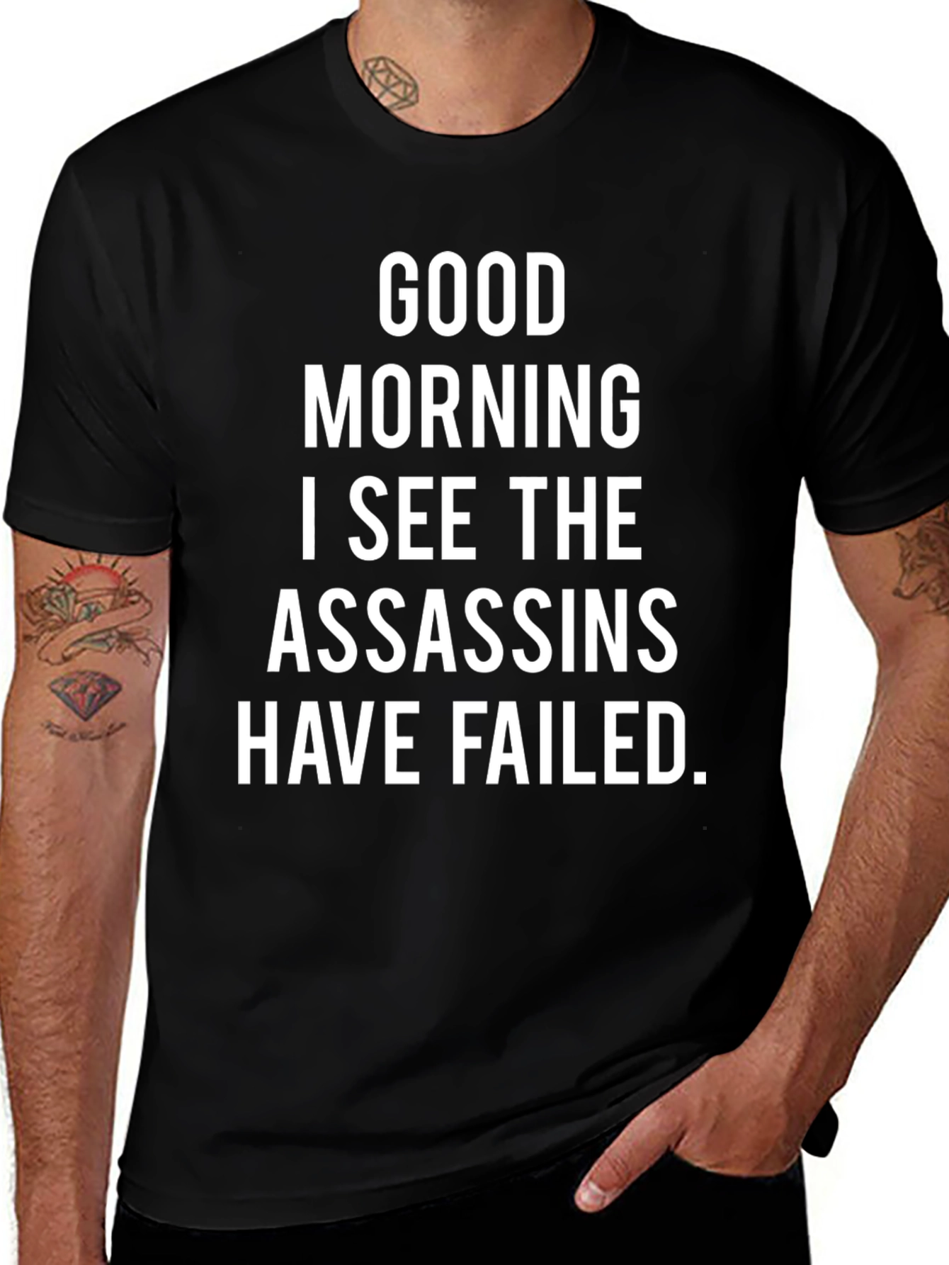 Funny Assassins Failed T-Shirt - Sarcastic Humor Tee