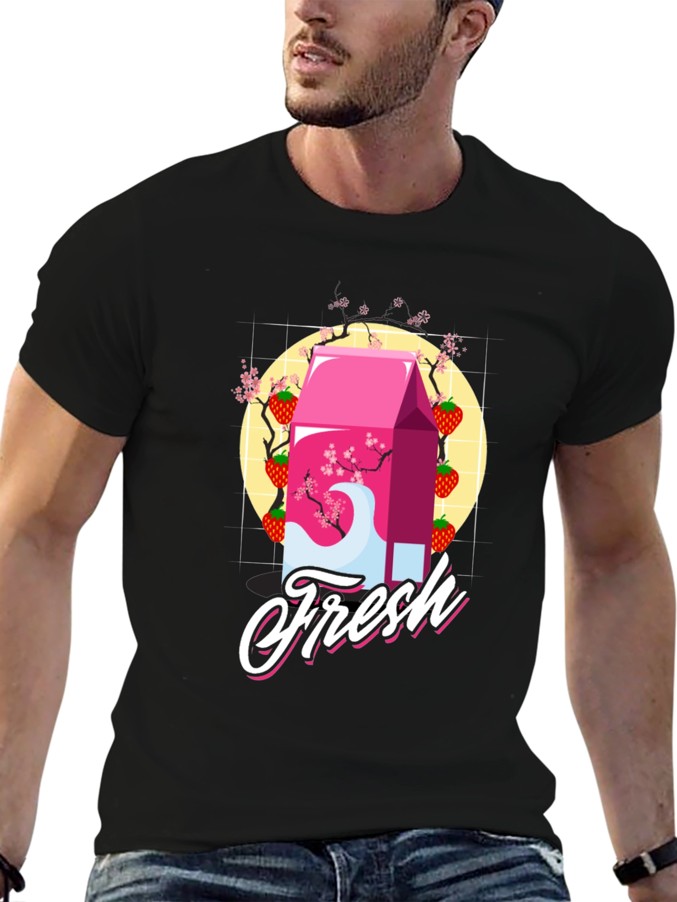 Strawberry Milk Fresh Graphic Tee