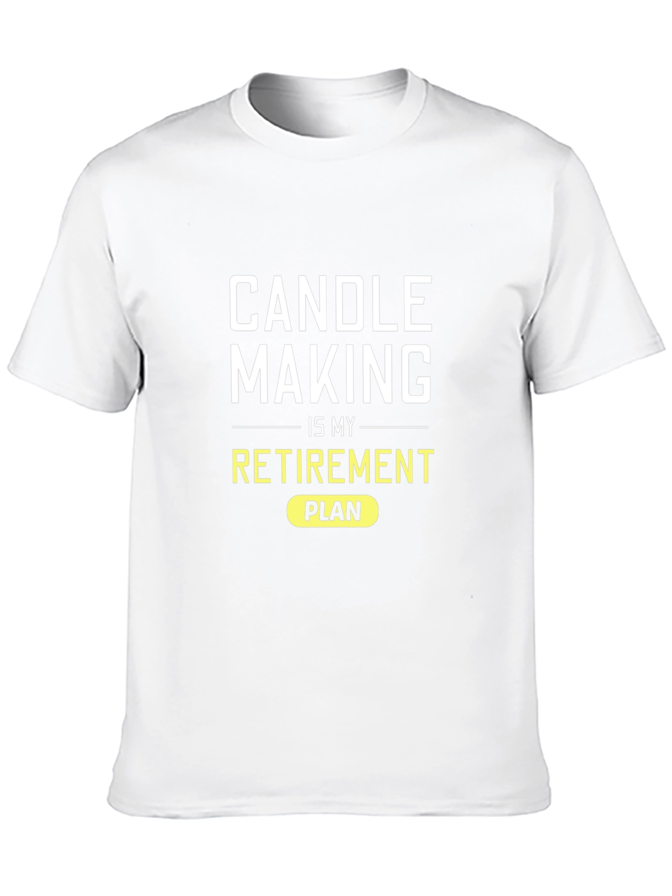 Candle Making Retirement Plan Black T-Shirt
