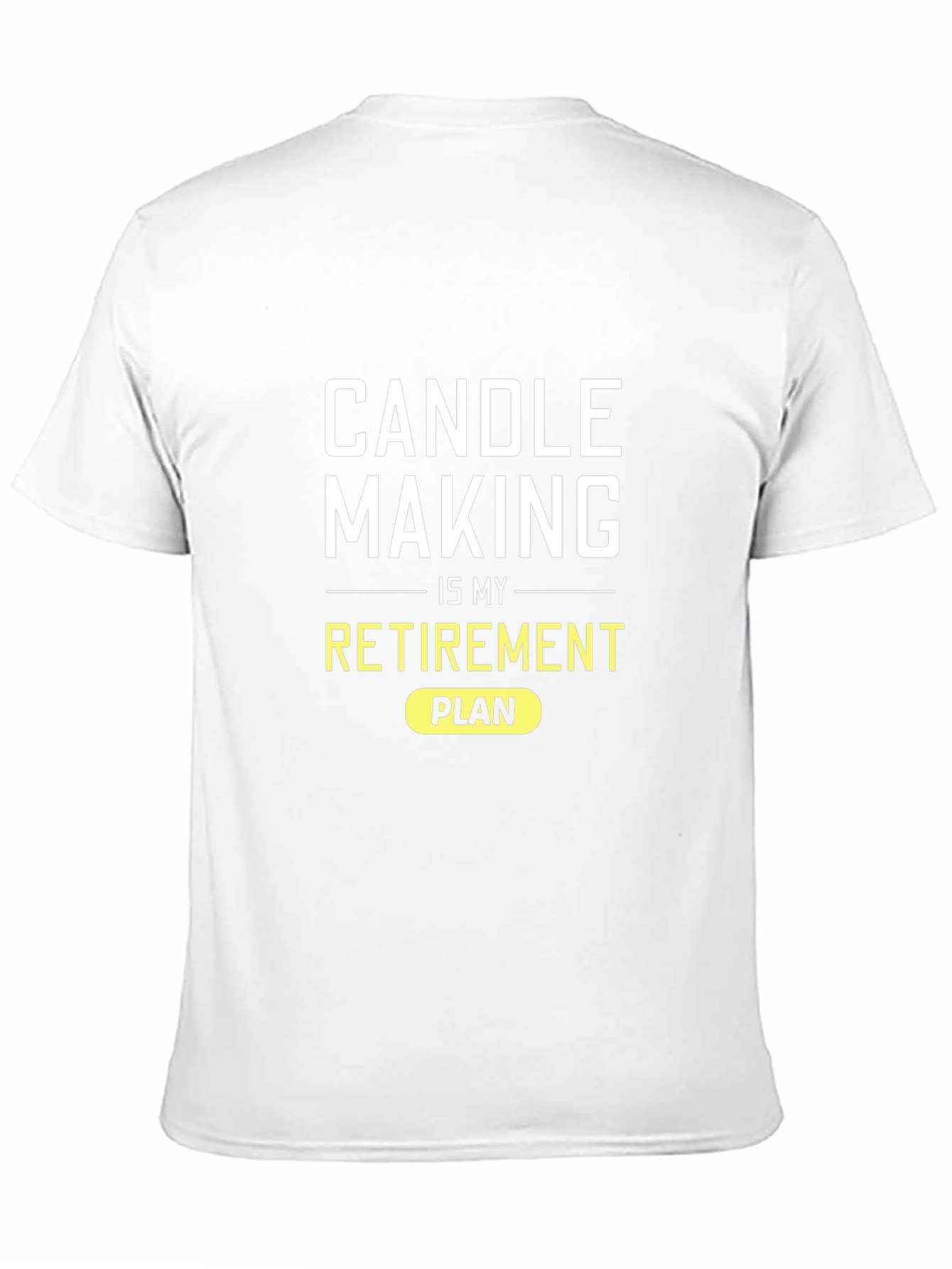 Candle Making Retirement Plan Black T-Shirt