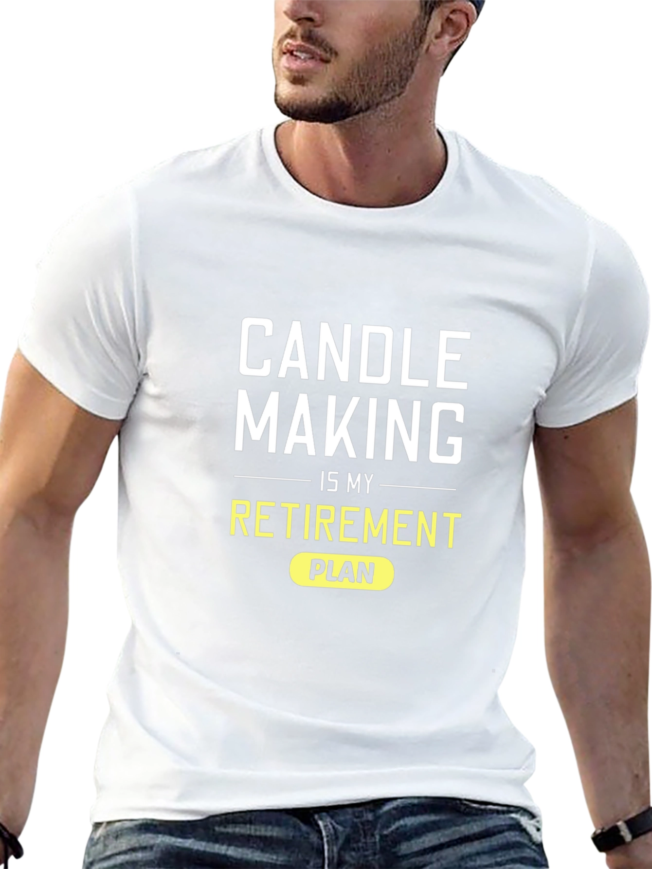 Candle Making Retirement Plan Black T-Shirt