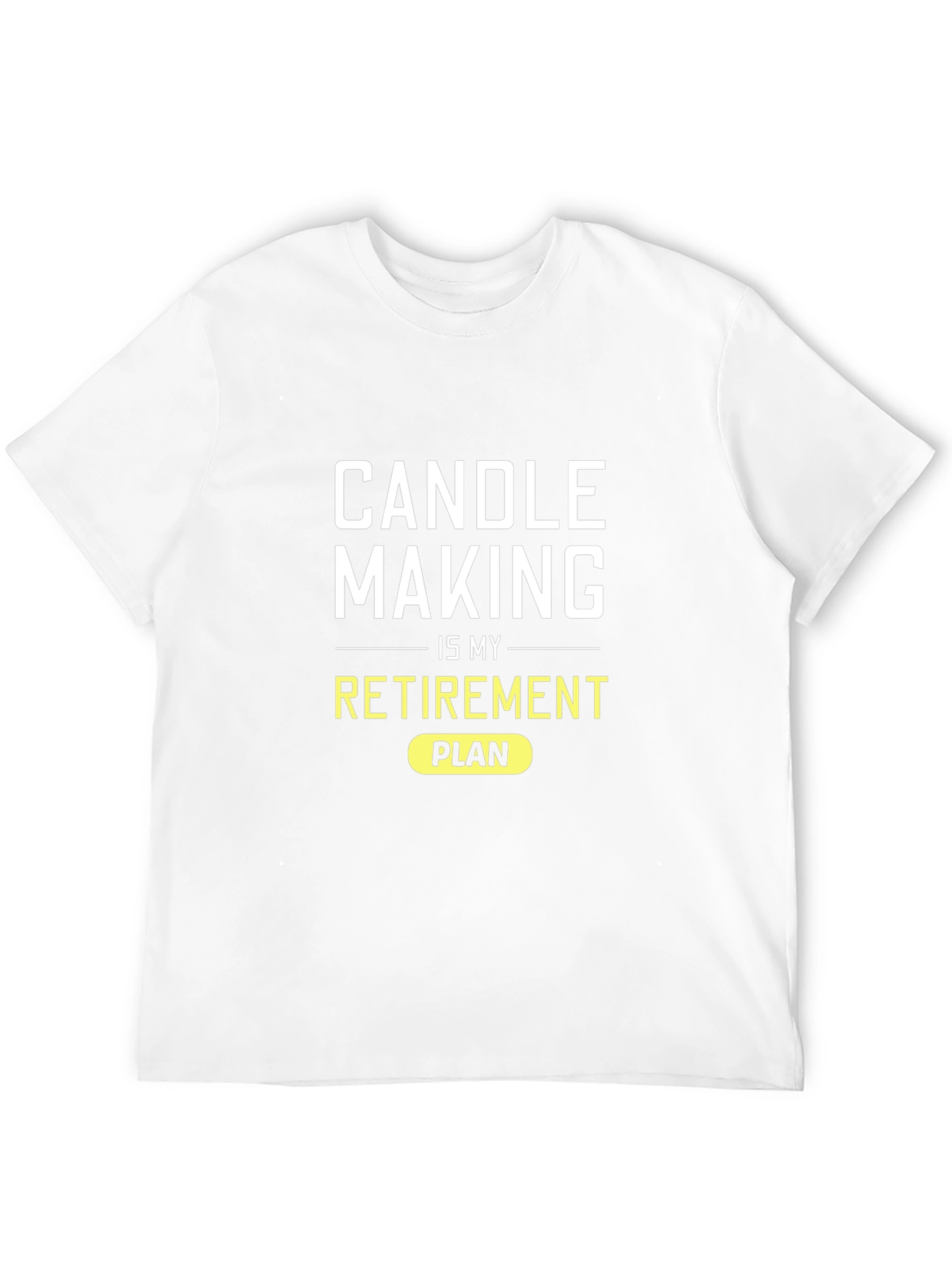 Candle Making Retirement Plan Black T-Shirt