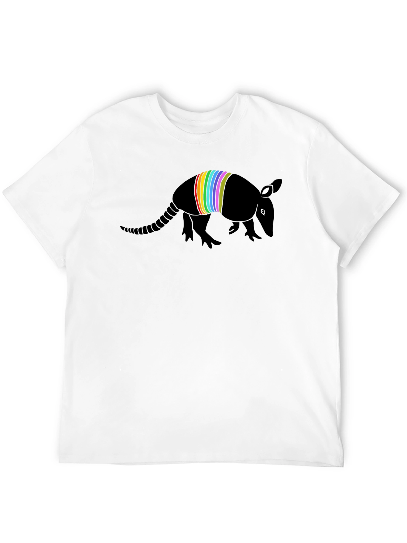 Rainbow Armadillo Graphic Tee - Black