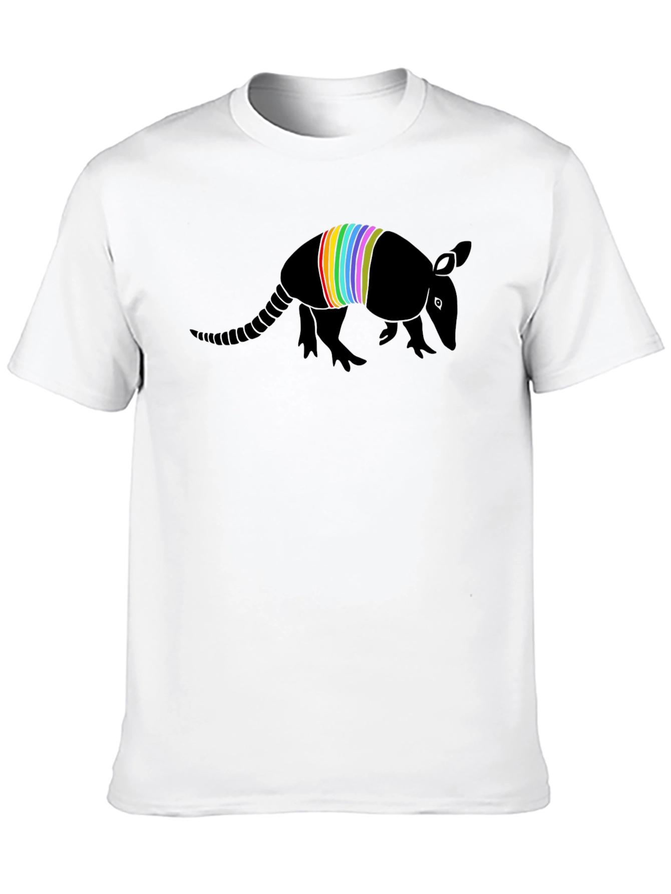 Rainbow Armadillo Graphic Tee - Black