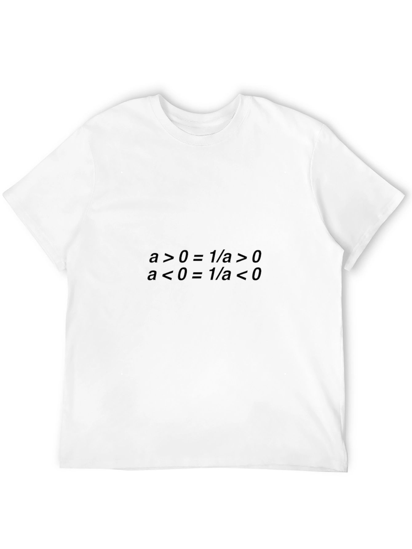 Math Equation Graphic T-Shirt - Black