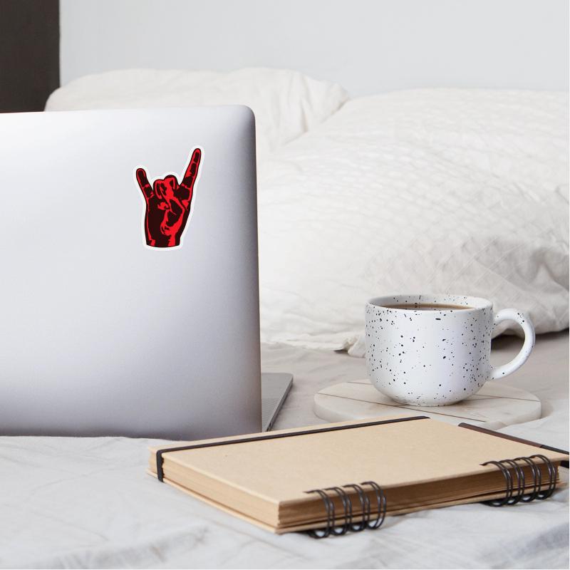 Heavy Metal Fun Hard Rock Music Horns Hand Gesture