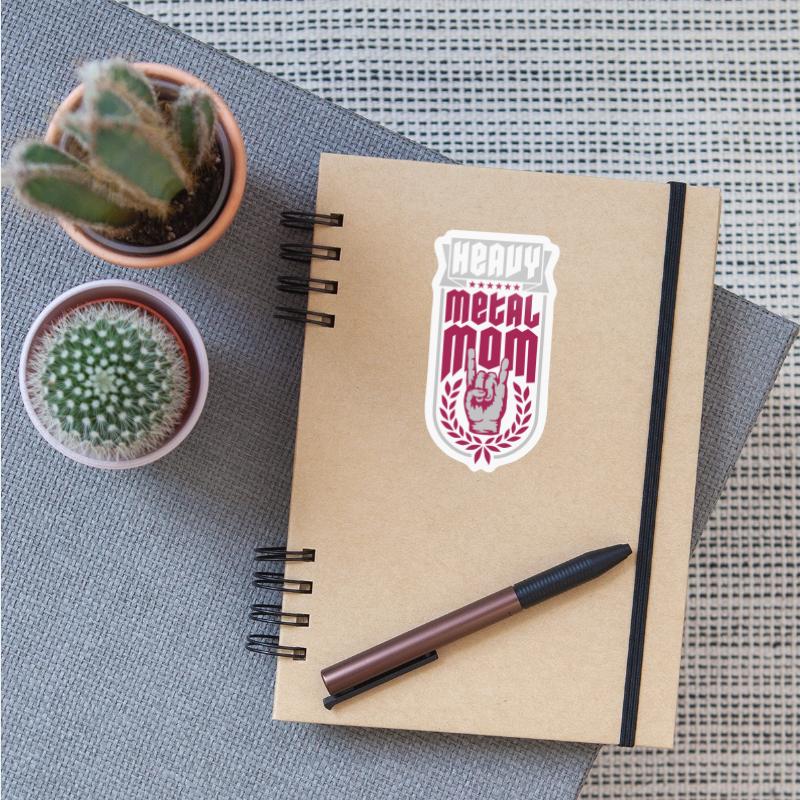 Heavy metal mom logo