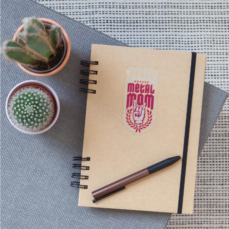 Heavy metal mom logo
