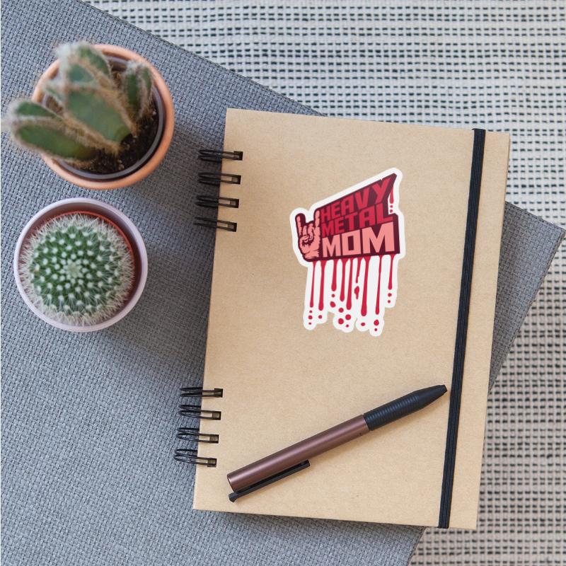 Heavy metal mom logo