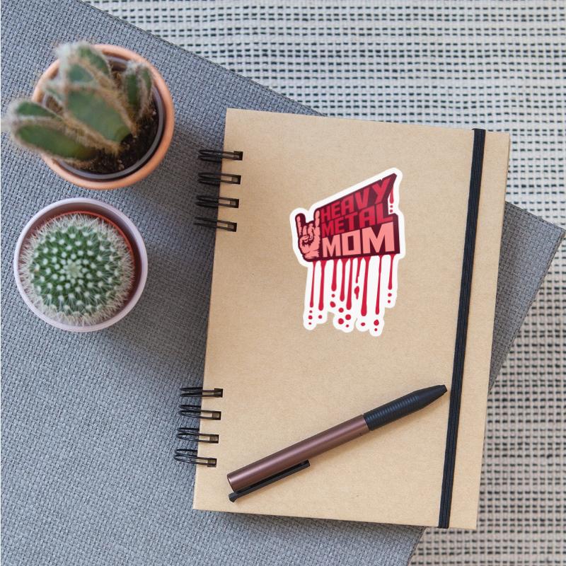 Heavy metal mom logo