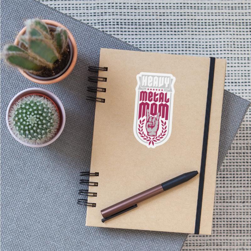 Heavy metal mom logo