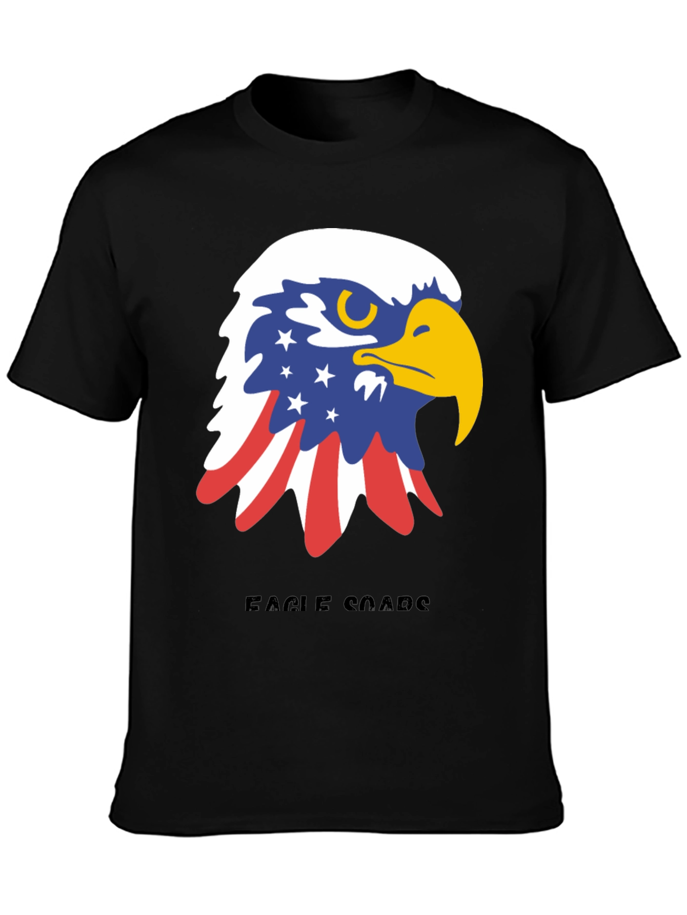 Patriotic Eagle Graphic Tee - American Pride