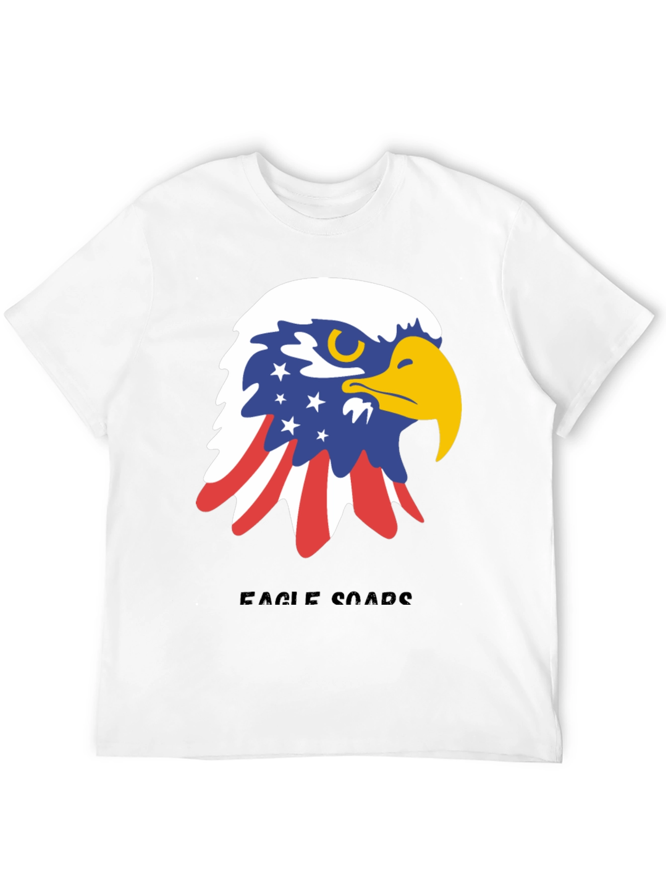 Patriotic Eagle Graphic Tee - American Pride