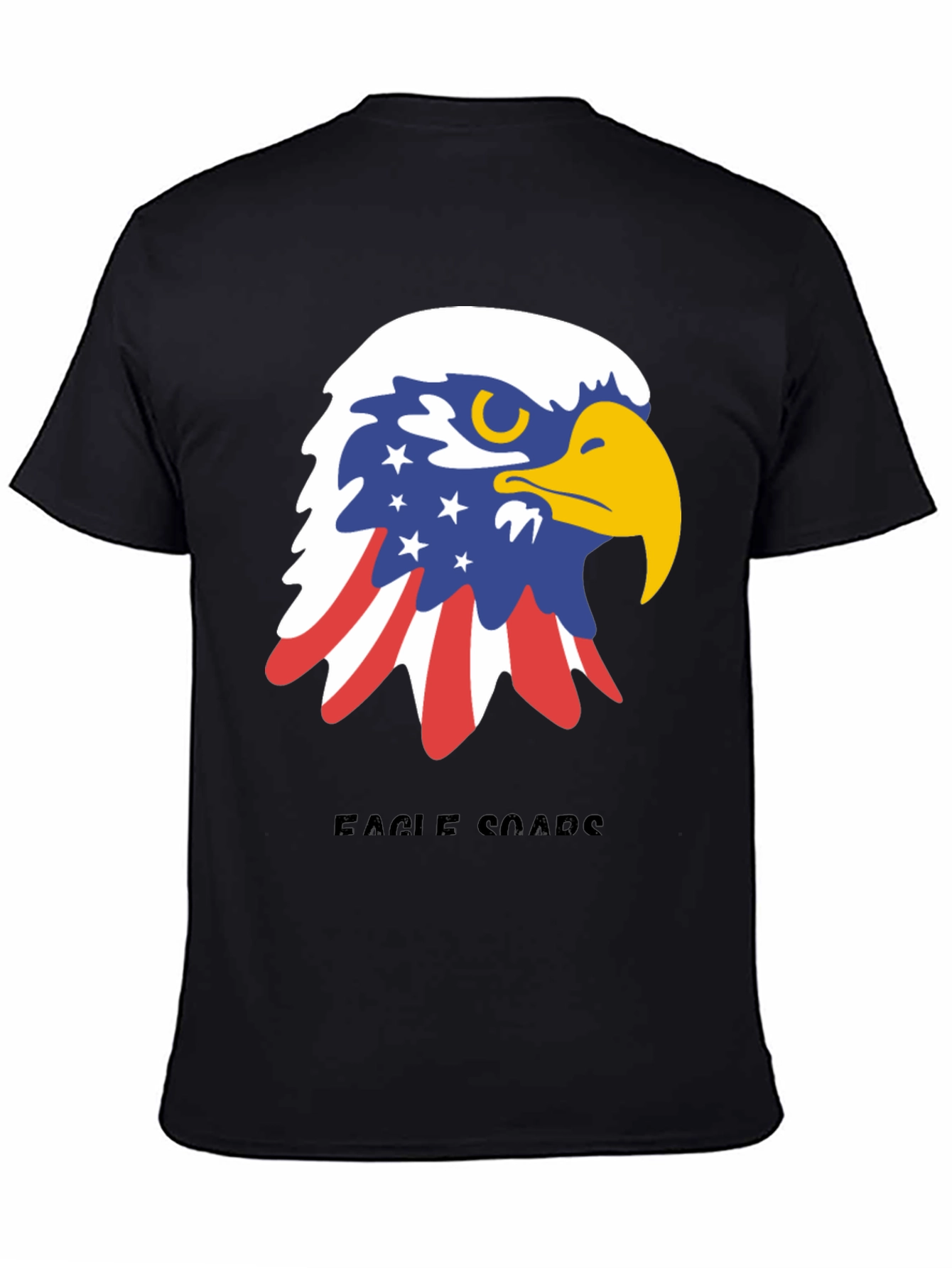 Patriotic Eagle Graphic Tee - American Pride