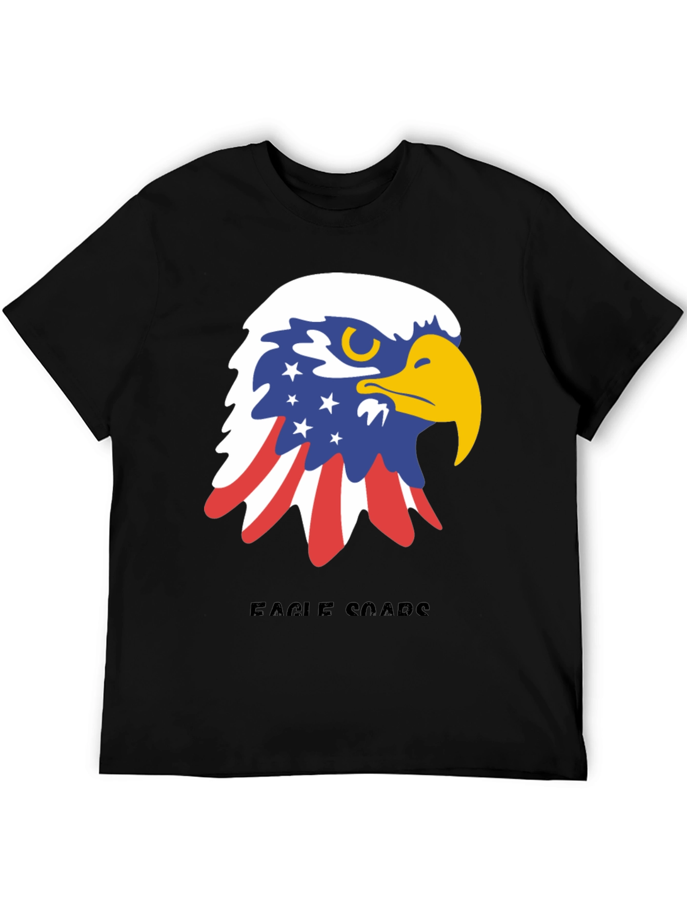 Patriotic Eagle Graphic Tee - American Pride