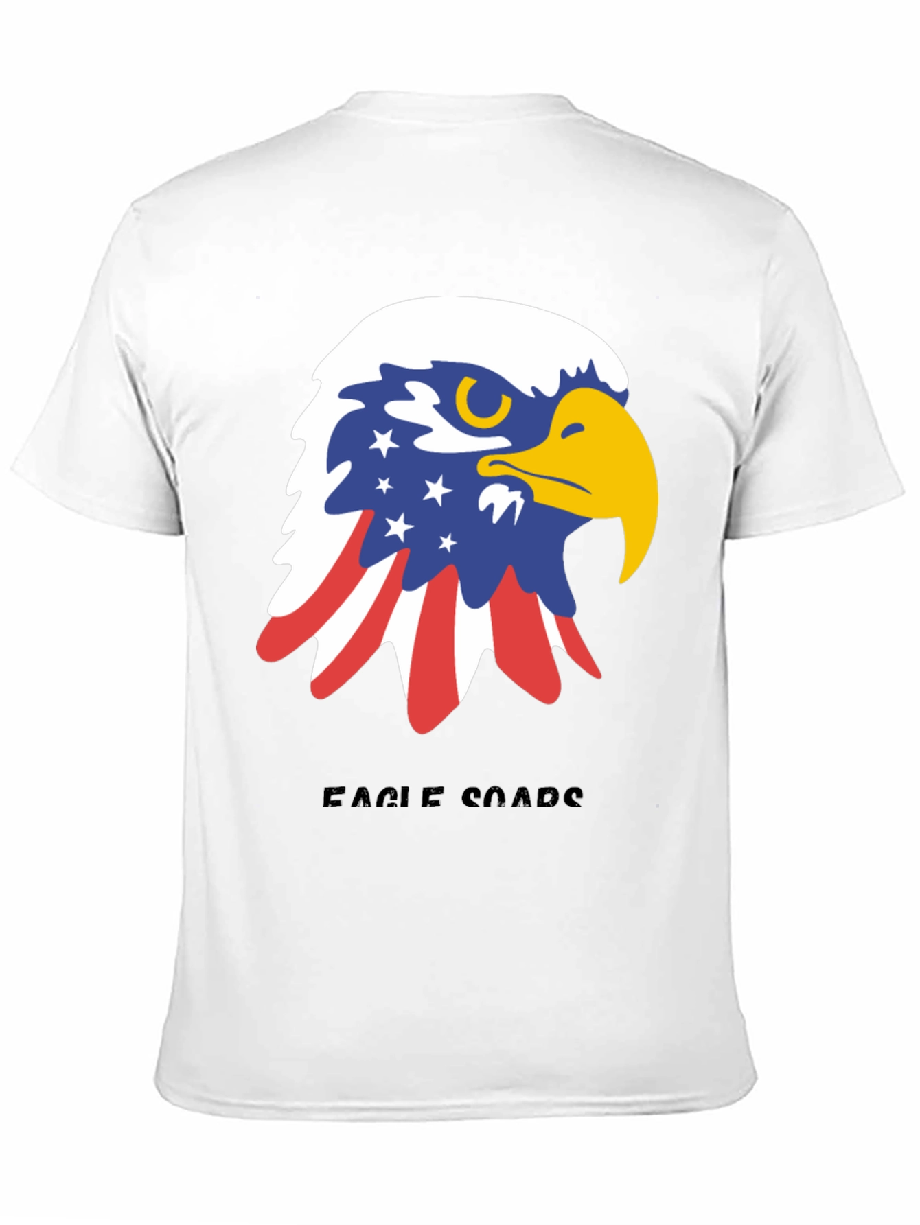 Patriotic Eagle Graphic Tee - American Pride