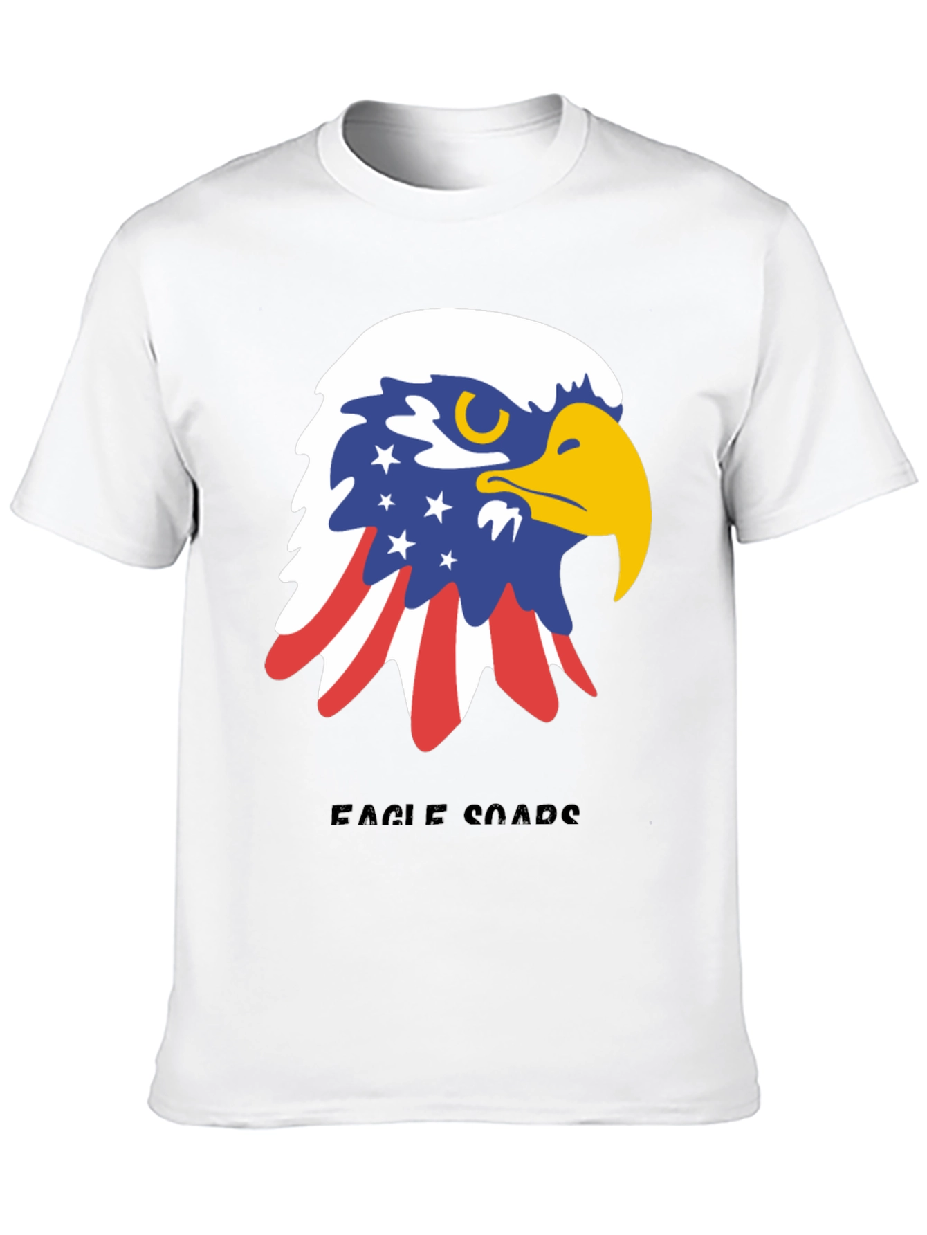 Patriotic Eagle Graphic Tee - American Pride
