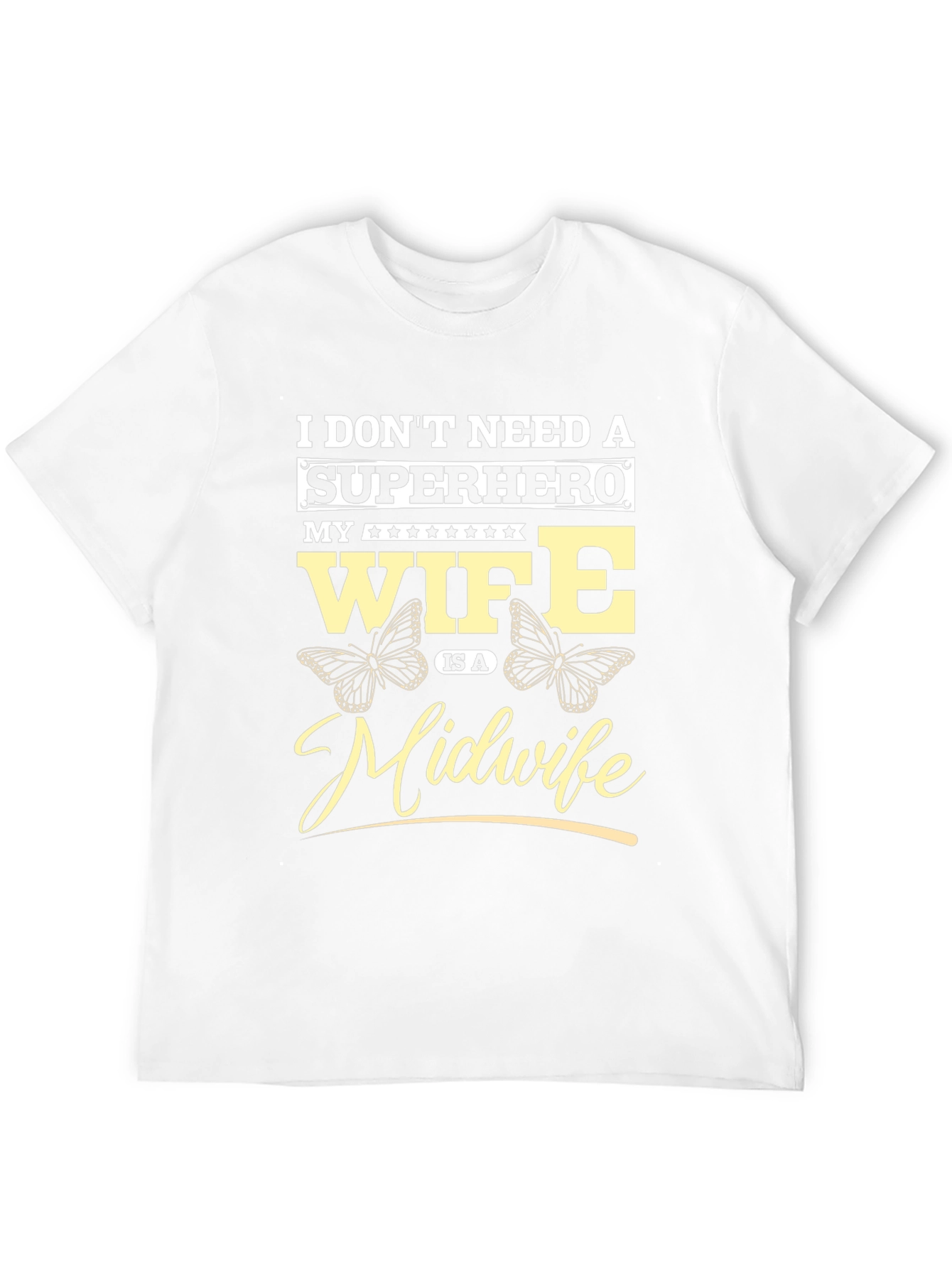 Midwife Wife T-Shirt - Superhero Design