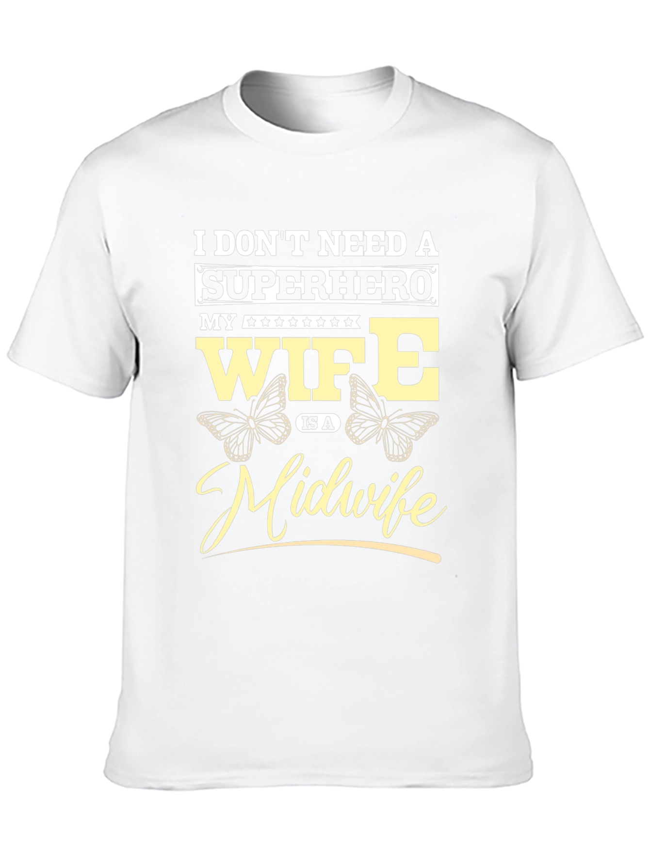 Midwife Wife T-Shirt - Superhero Design