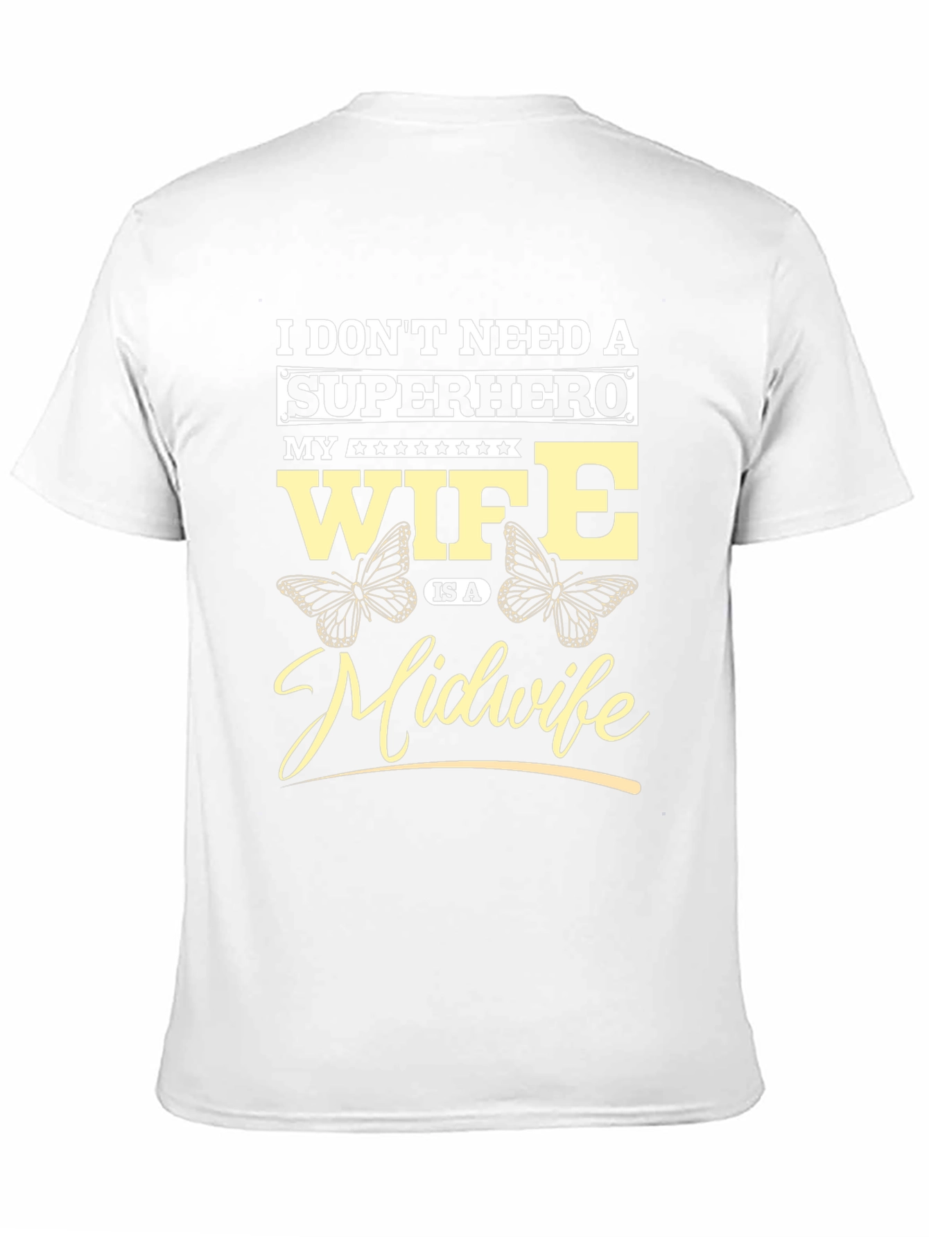 Midwife Wife T-Shirt - Superhero Design