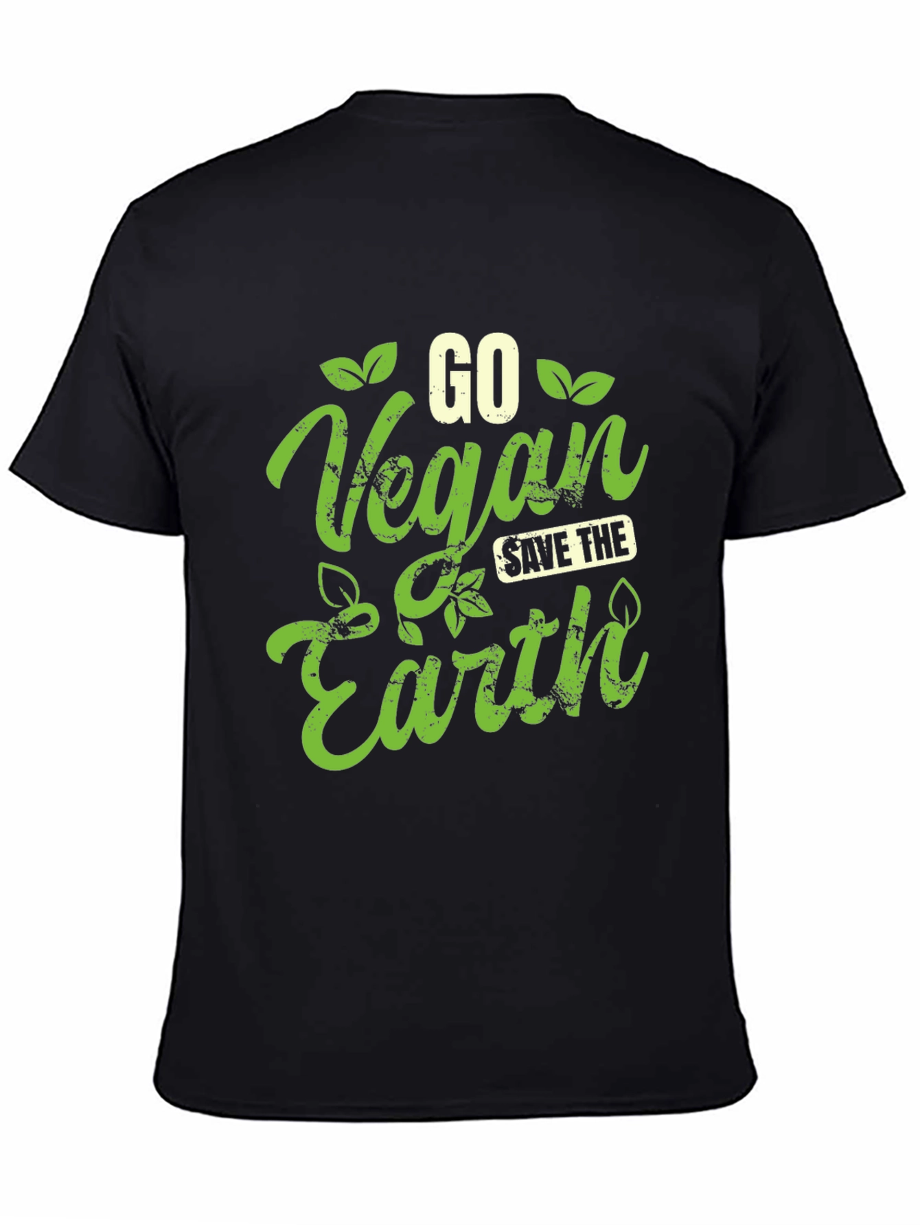 Go Vegan Save The Earth Graphic Tee
