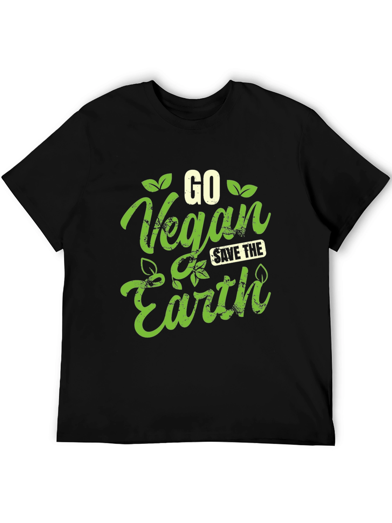 Go Vegan Save The Earth Graphic Tee