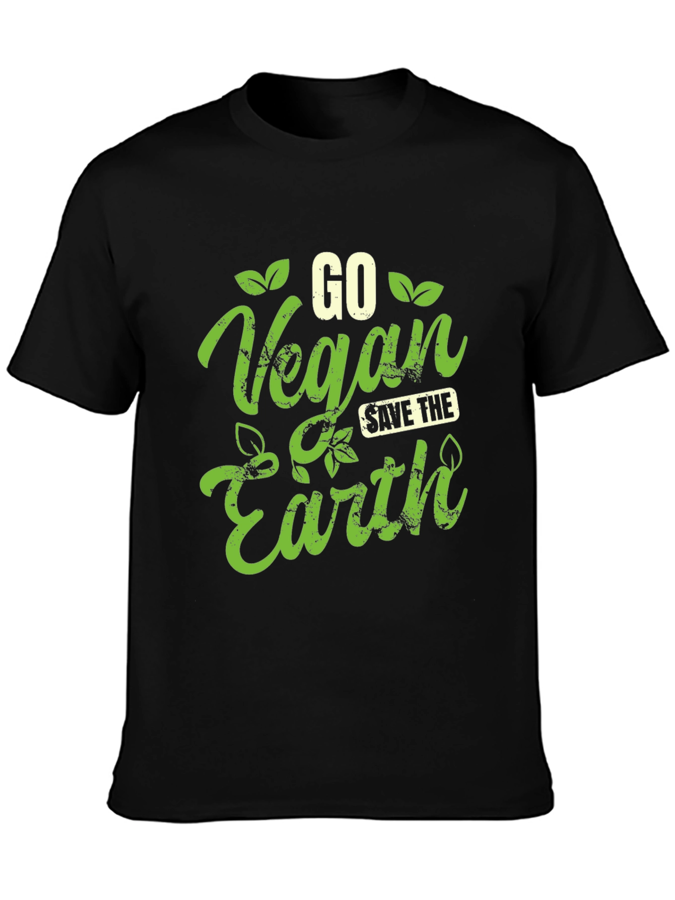 Go Vegan Save The Earth Graphic Tee