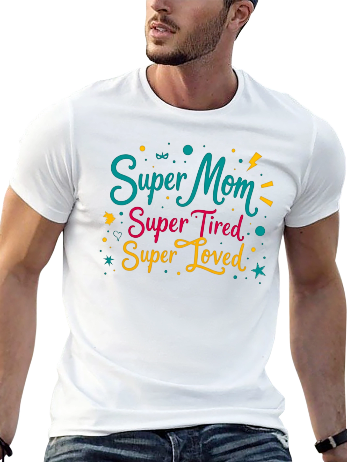 Super Mom Graphic Tee - Comfort Fit