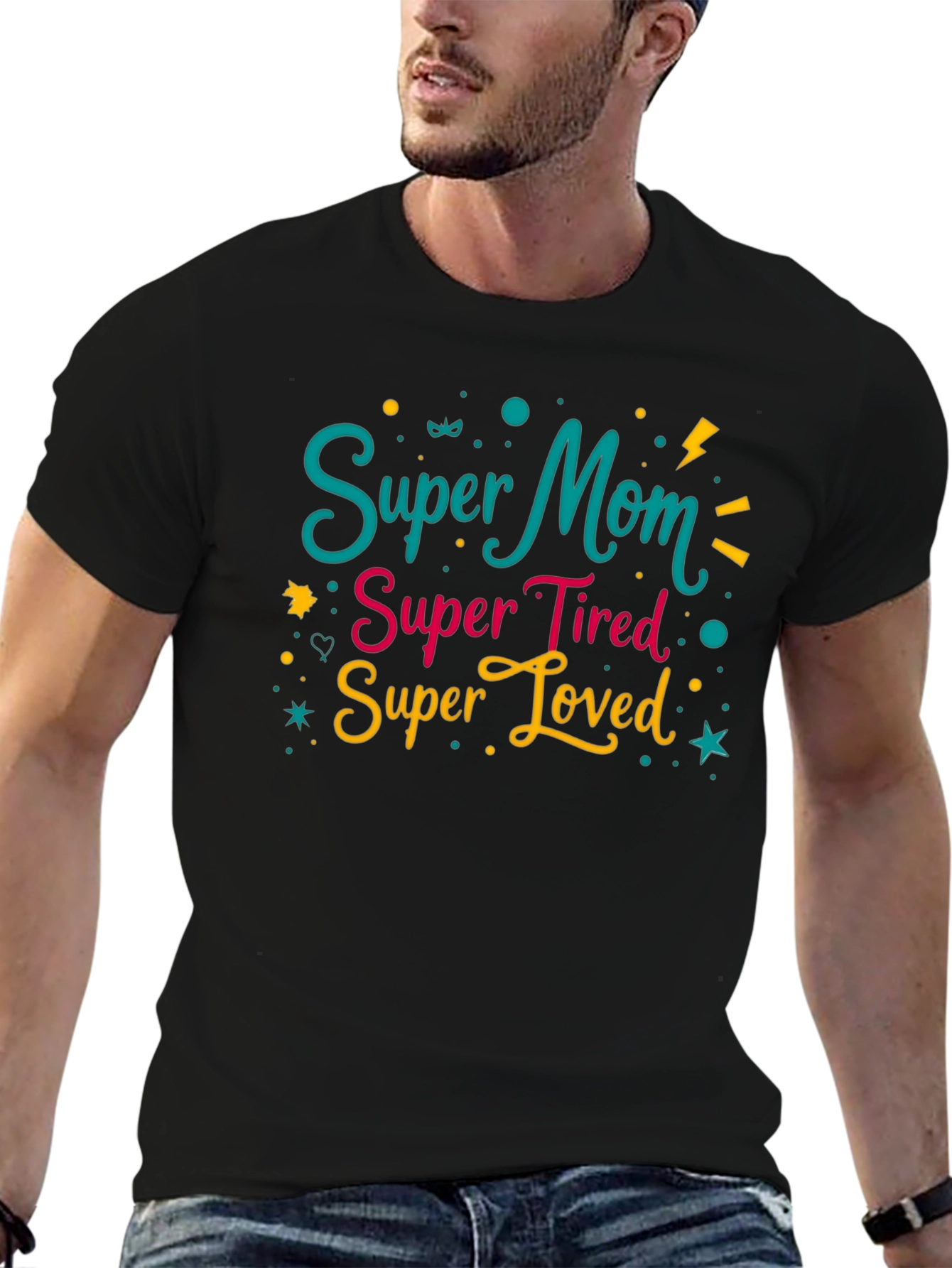 Super Mom Graphic Tee - Comfort Fit