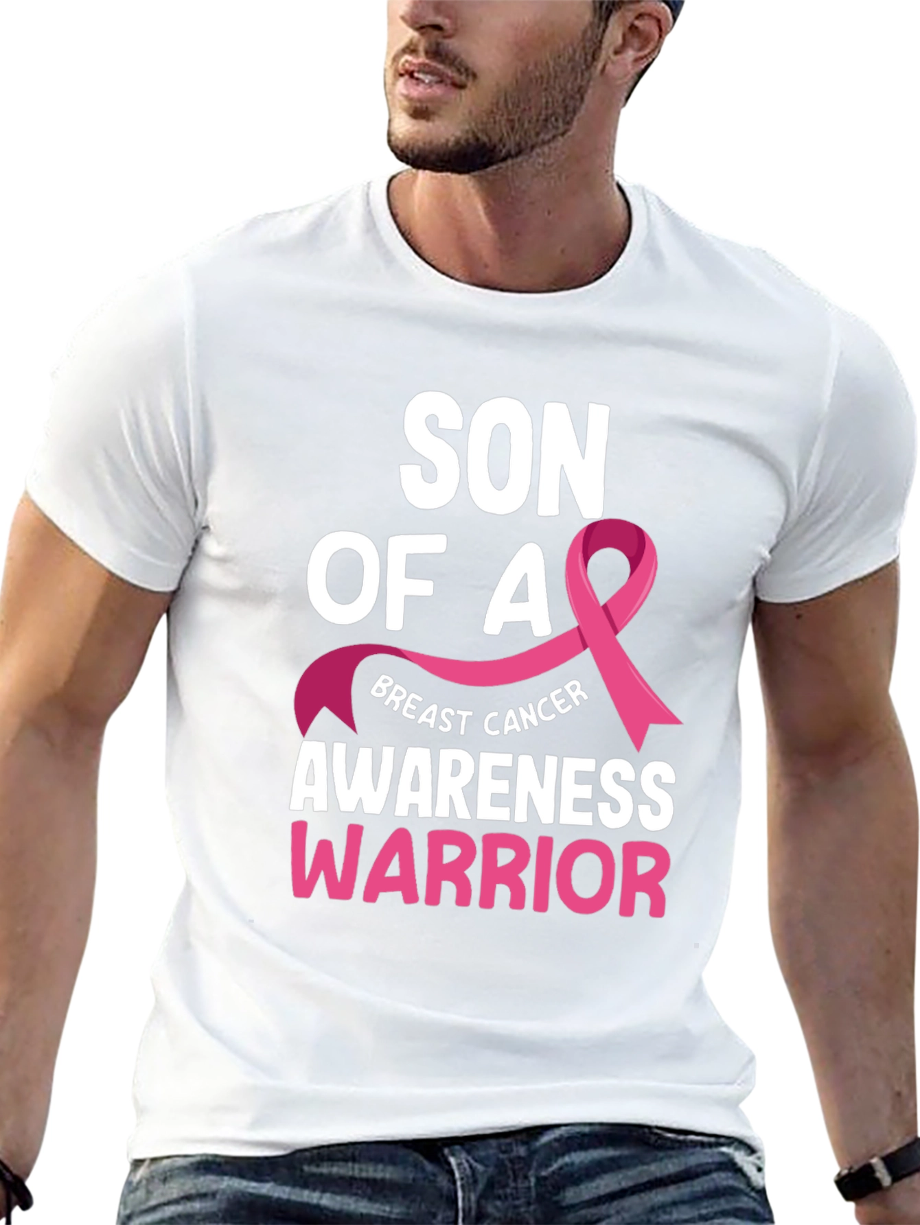 Son Of A Breast Cancer Awareness Warrior T-Shirt