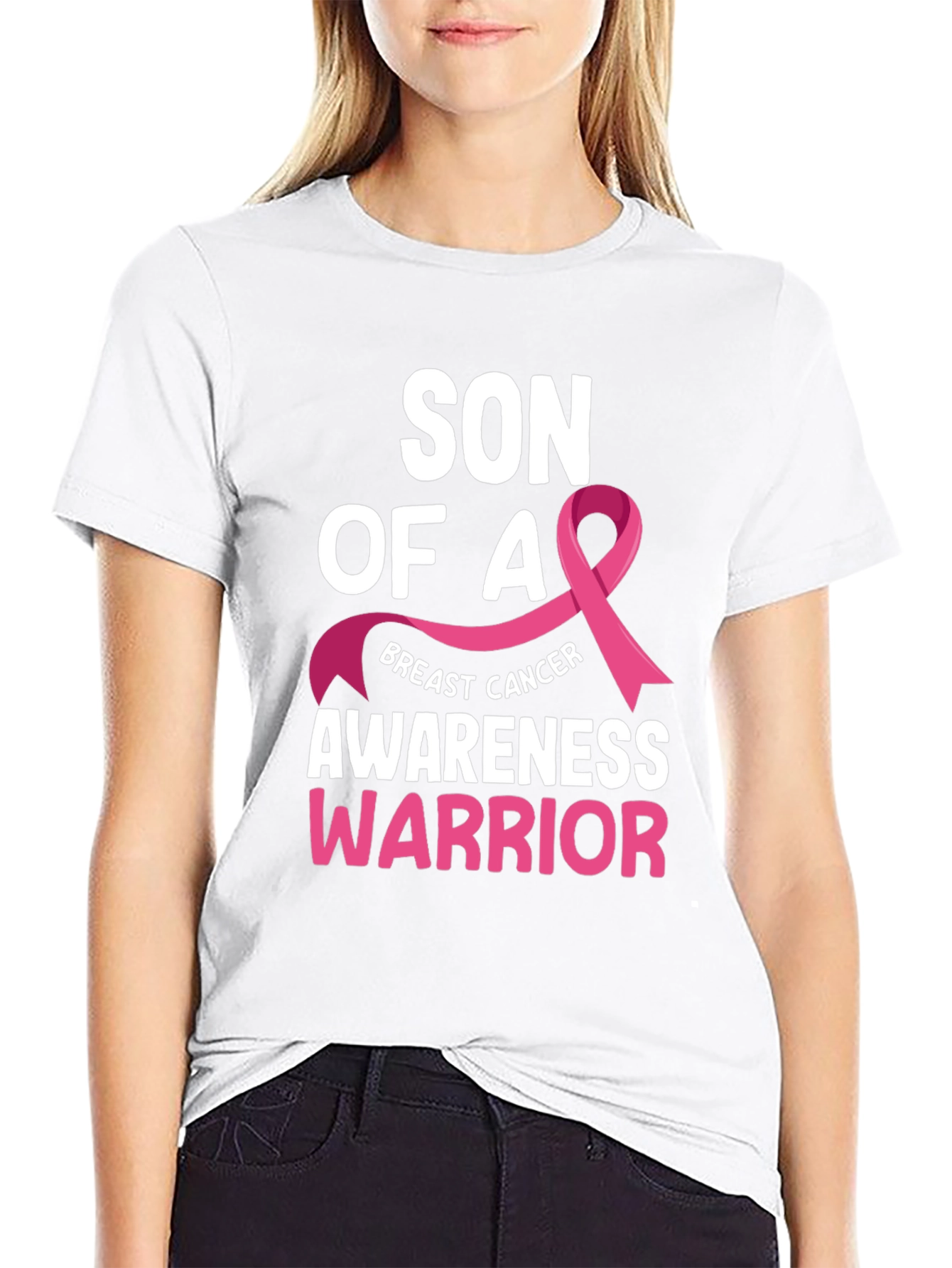 Son Of A Breast Cancer Awareness Warrior T-Shirt