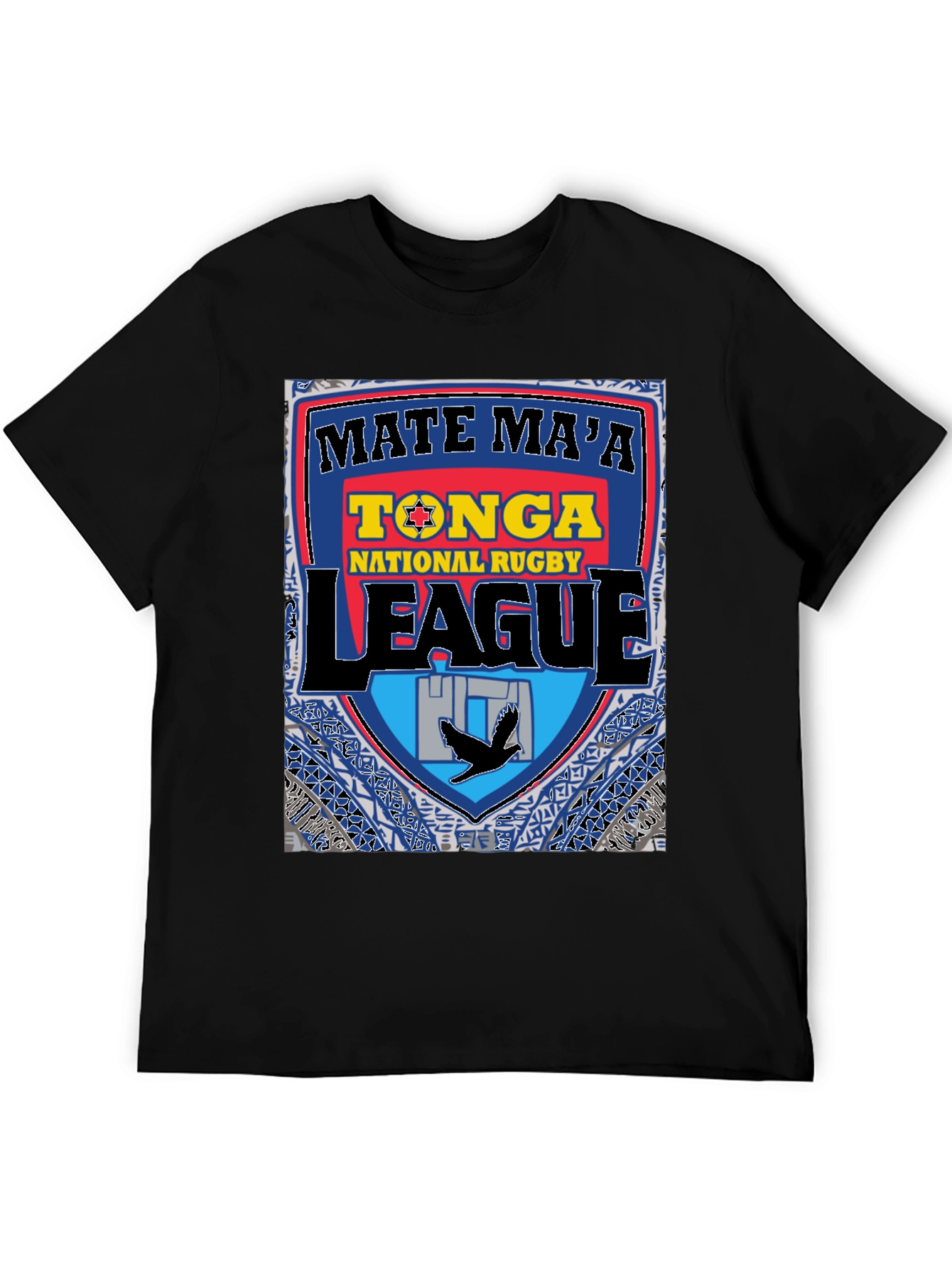 Tonga Rugby League T-Shirt - Mate Maa Tonga
