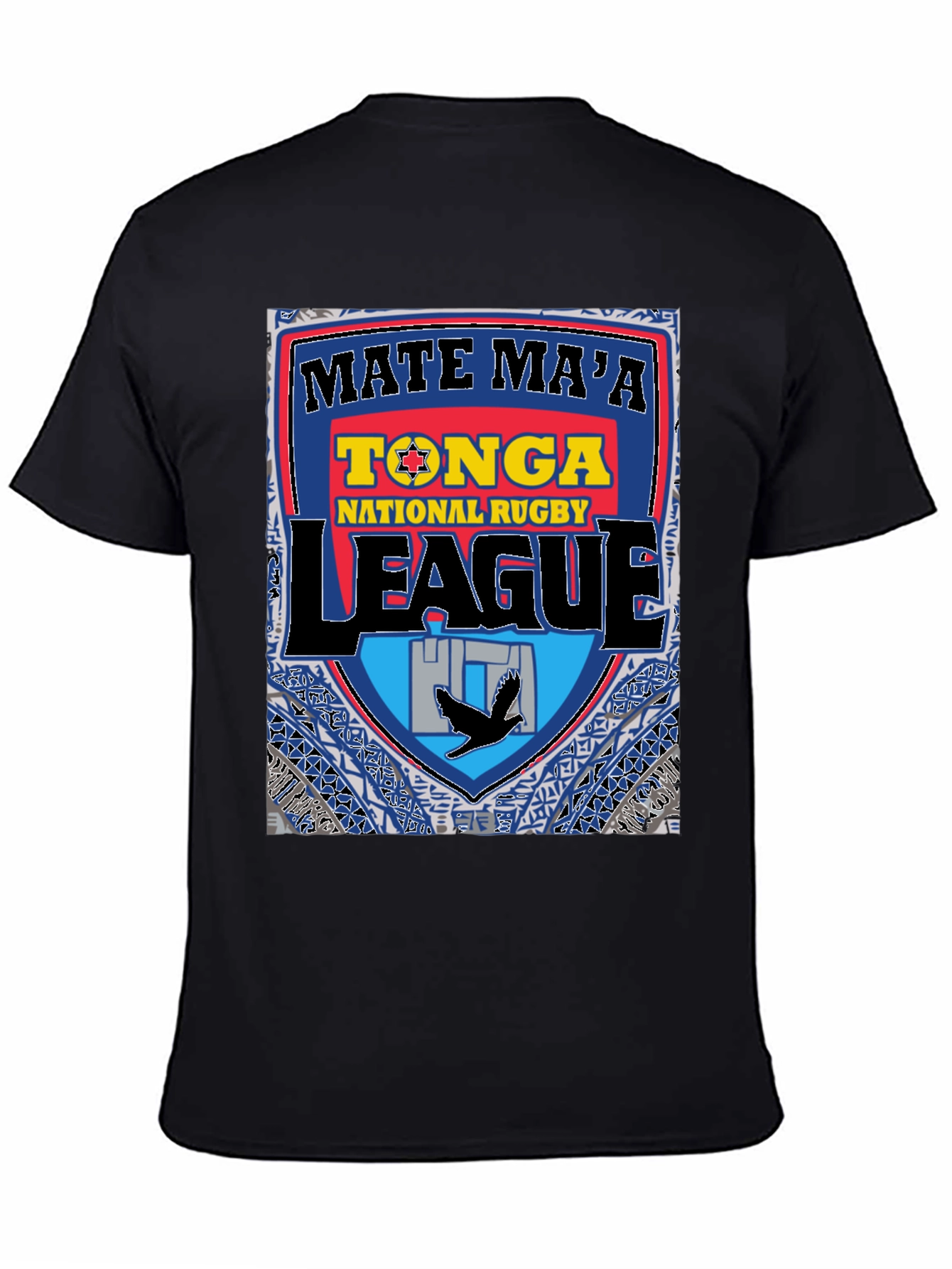 Tonga Rugby League T-Shirt - Mate Maa Tonga