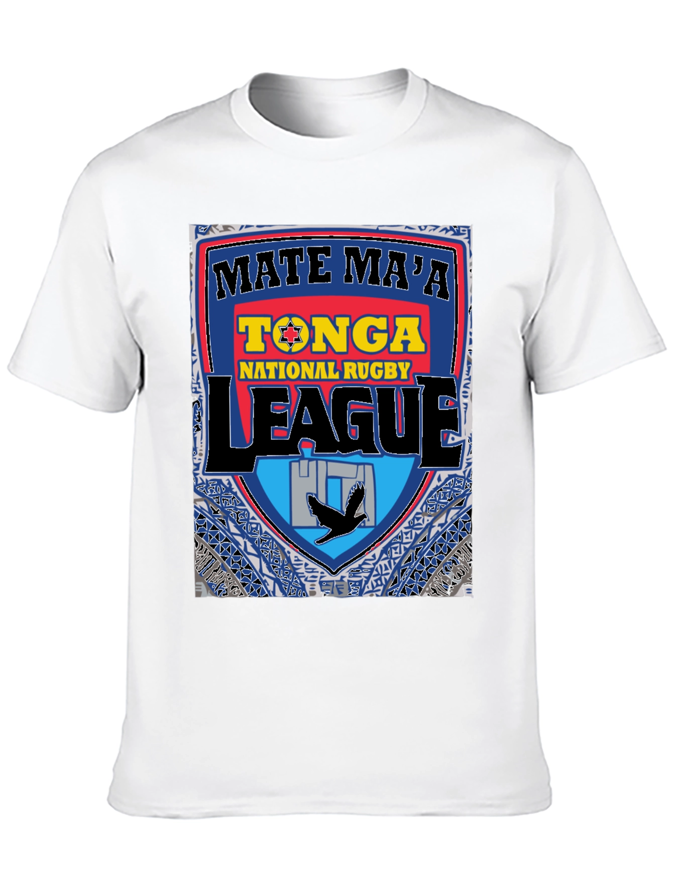 Tonga Rugby League T-Shirt - Mate Maa Tonga